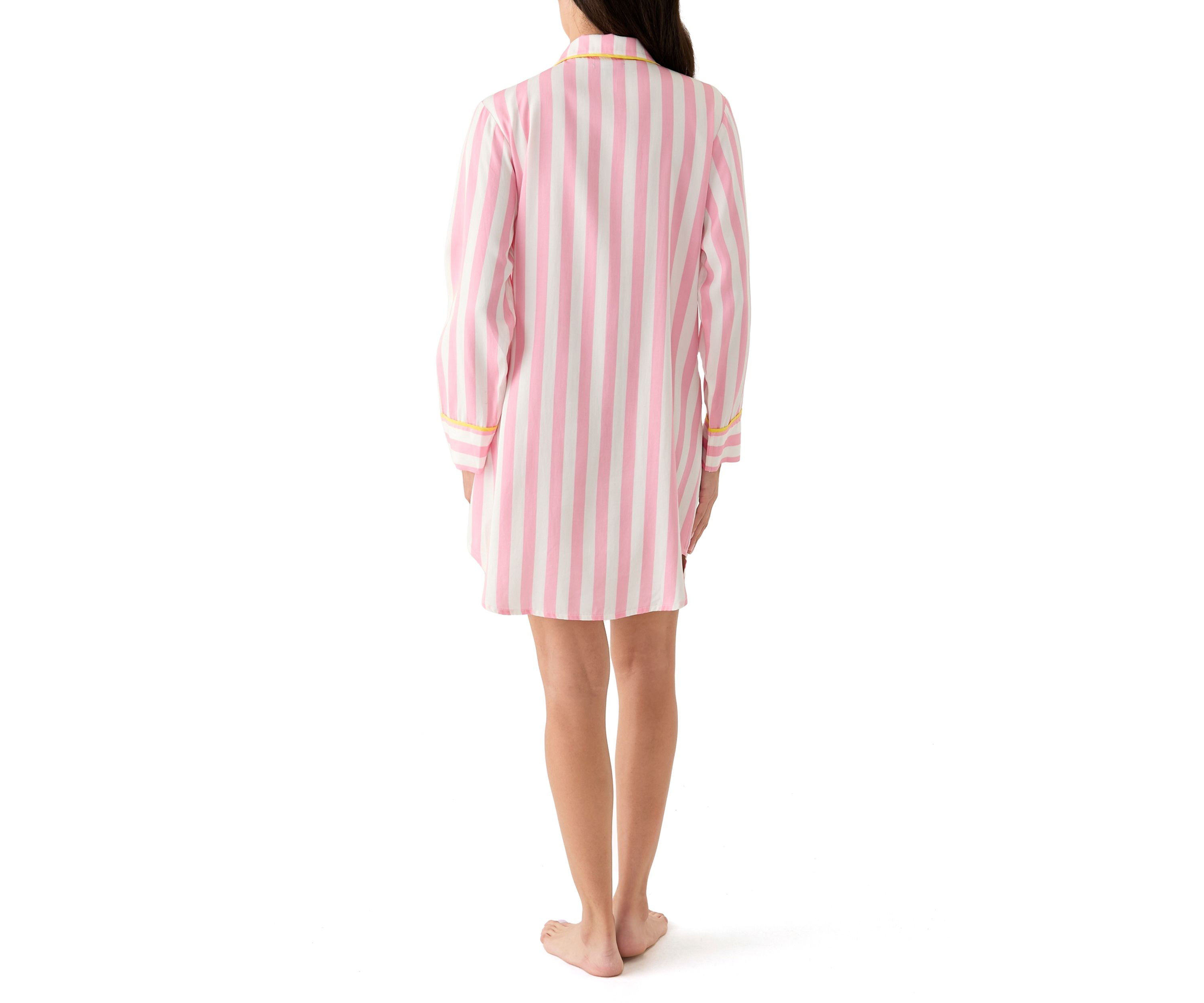 Pink Retro Stripe Sleep Shirt