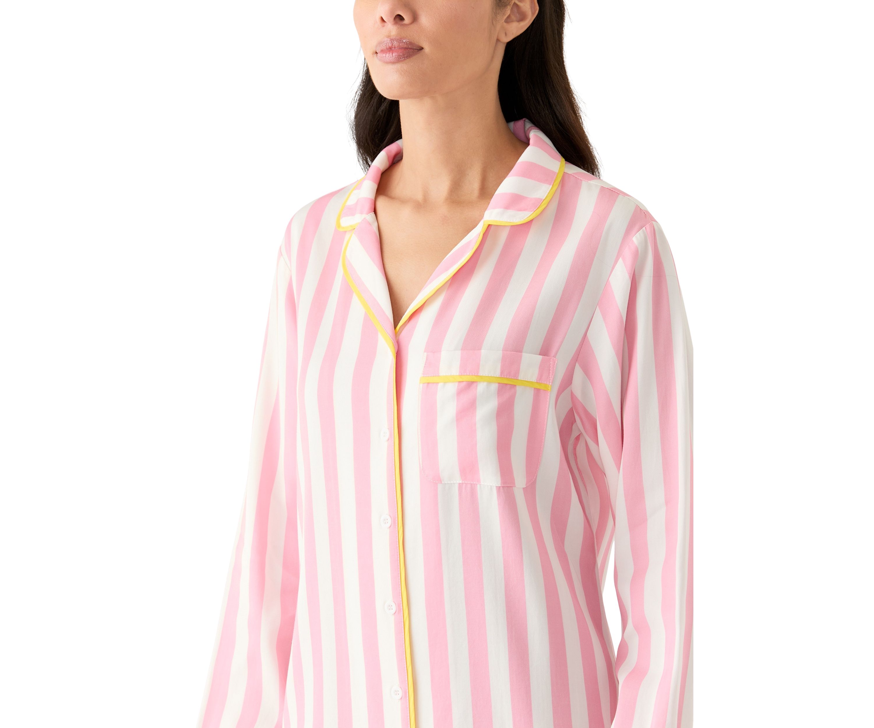 Pink Retro Stripe Sleep Shirt