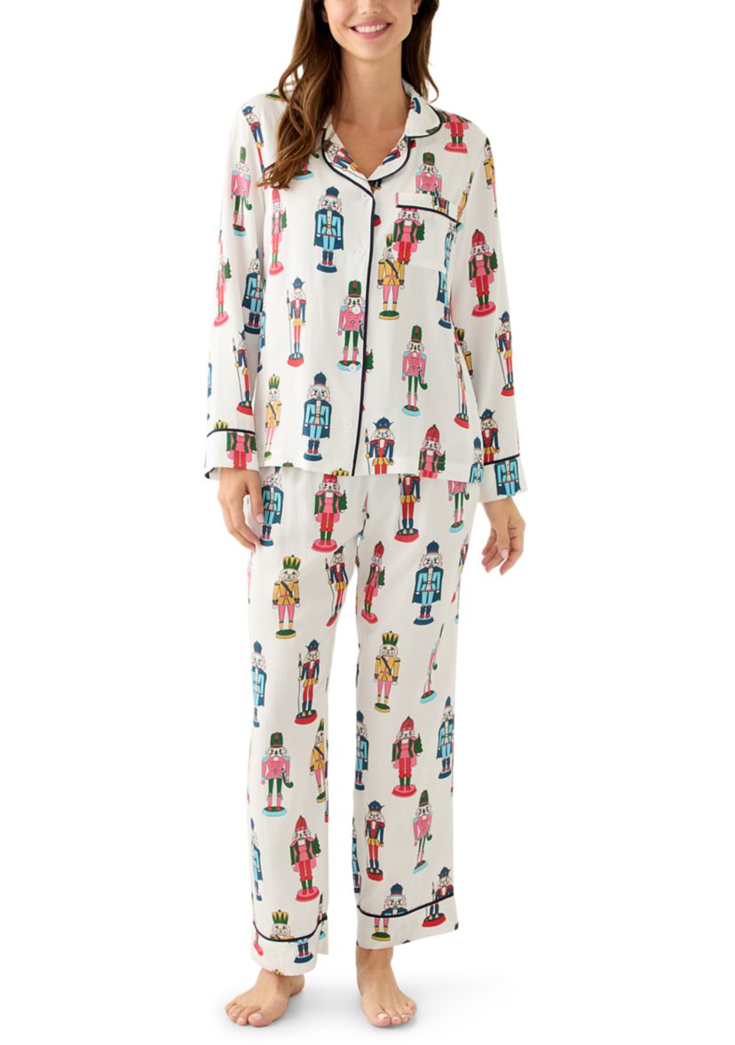 Womens Nutcracker Long Sleeve and Pants Pajama Set