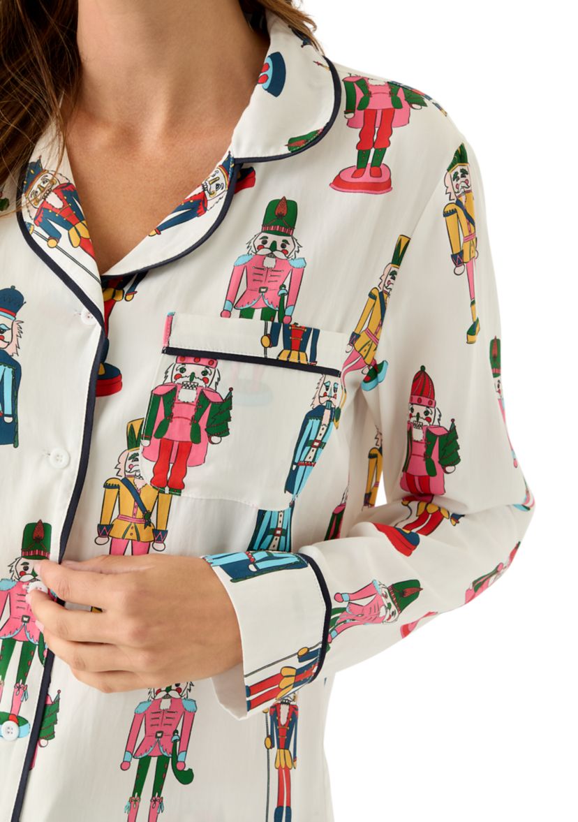 Womens Nutcracker Long Sleeve and Pants Pajama Set