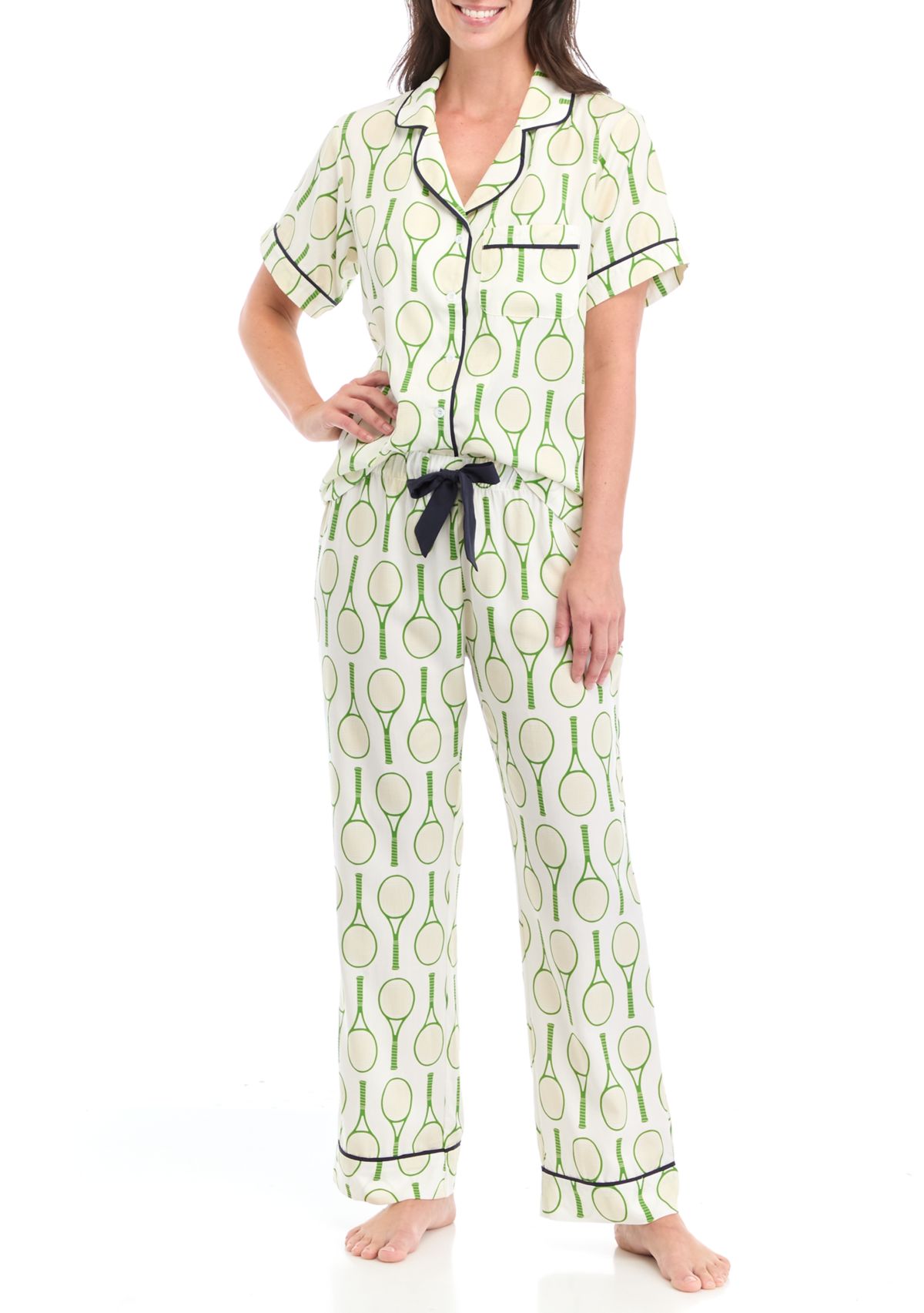 Tennis Time 2 Piece Pajama Set 