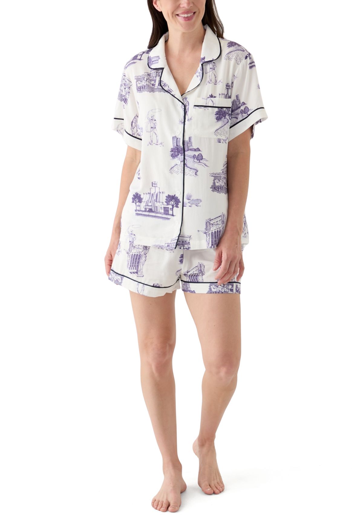 Fort Worth Toile Pajama  Set