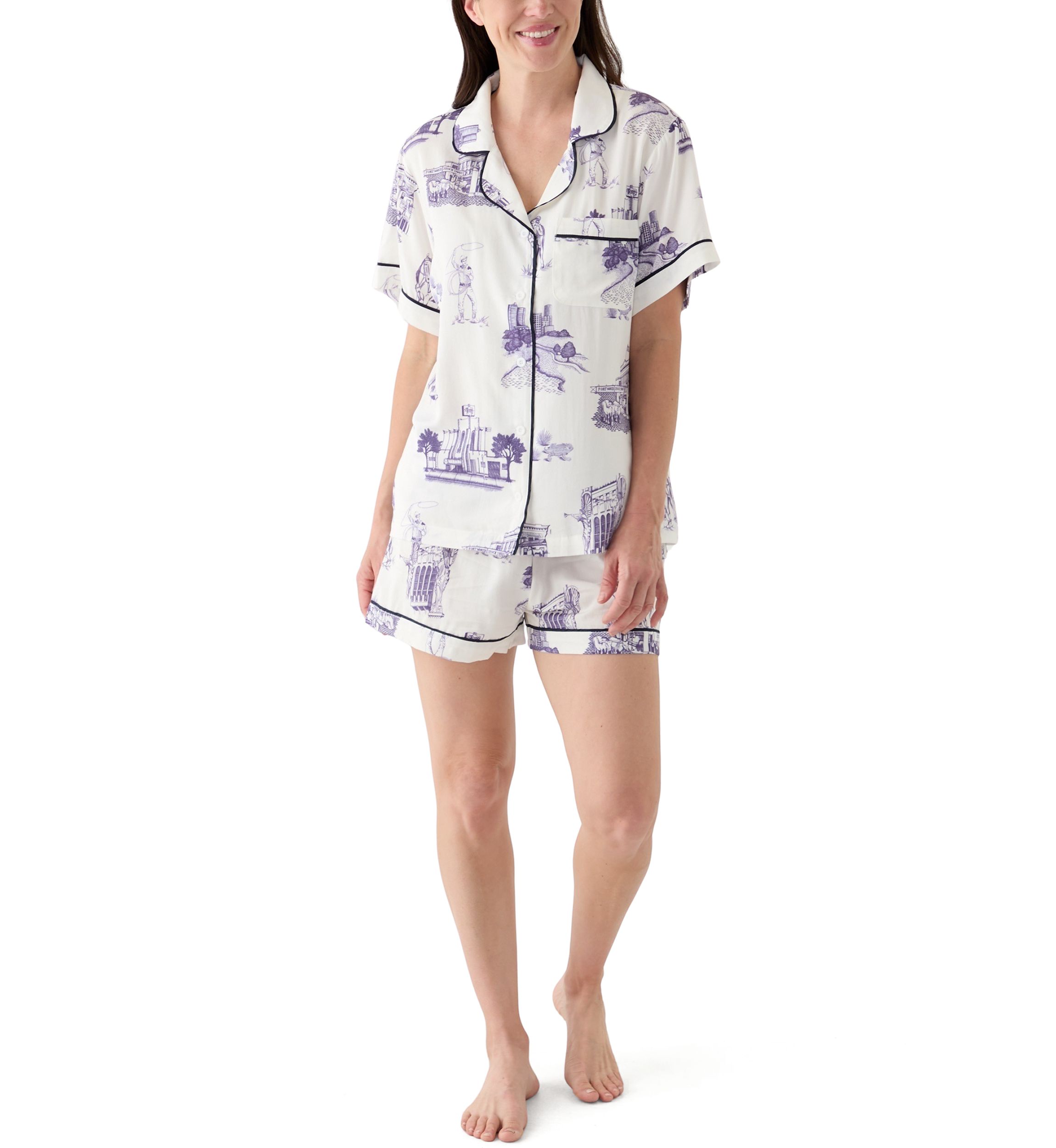 Fort Worth Toile Pajama  Set