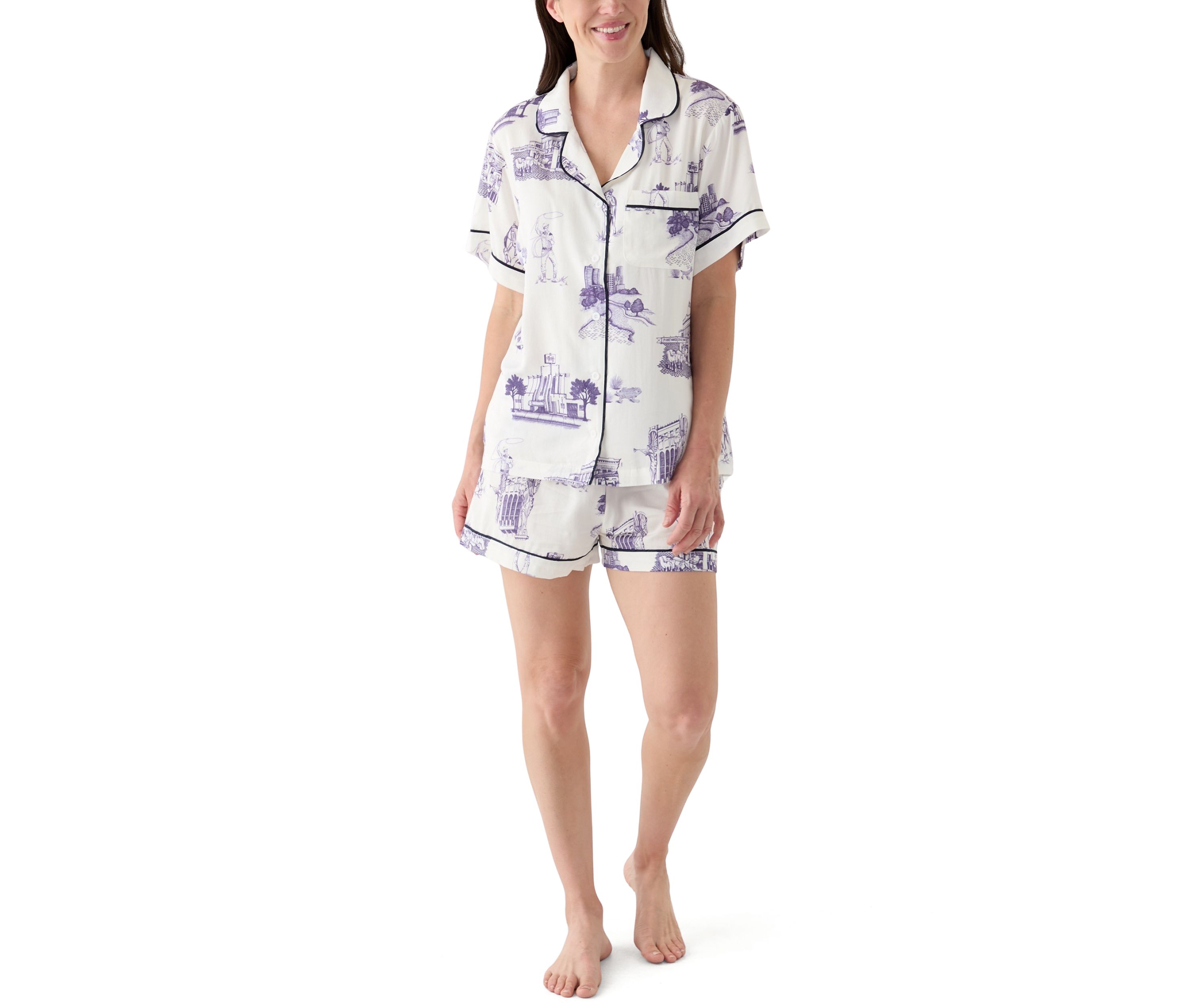 Fort Worth Toile Pajama  Set