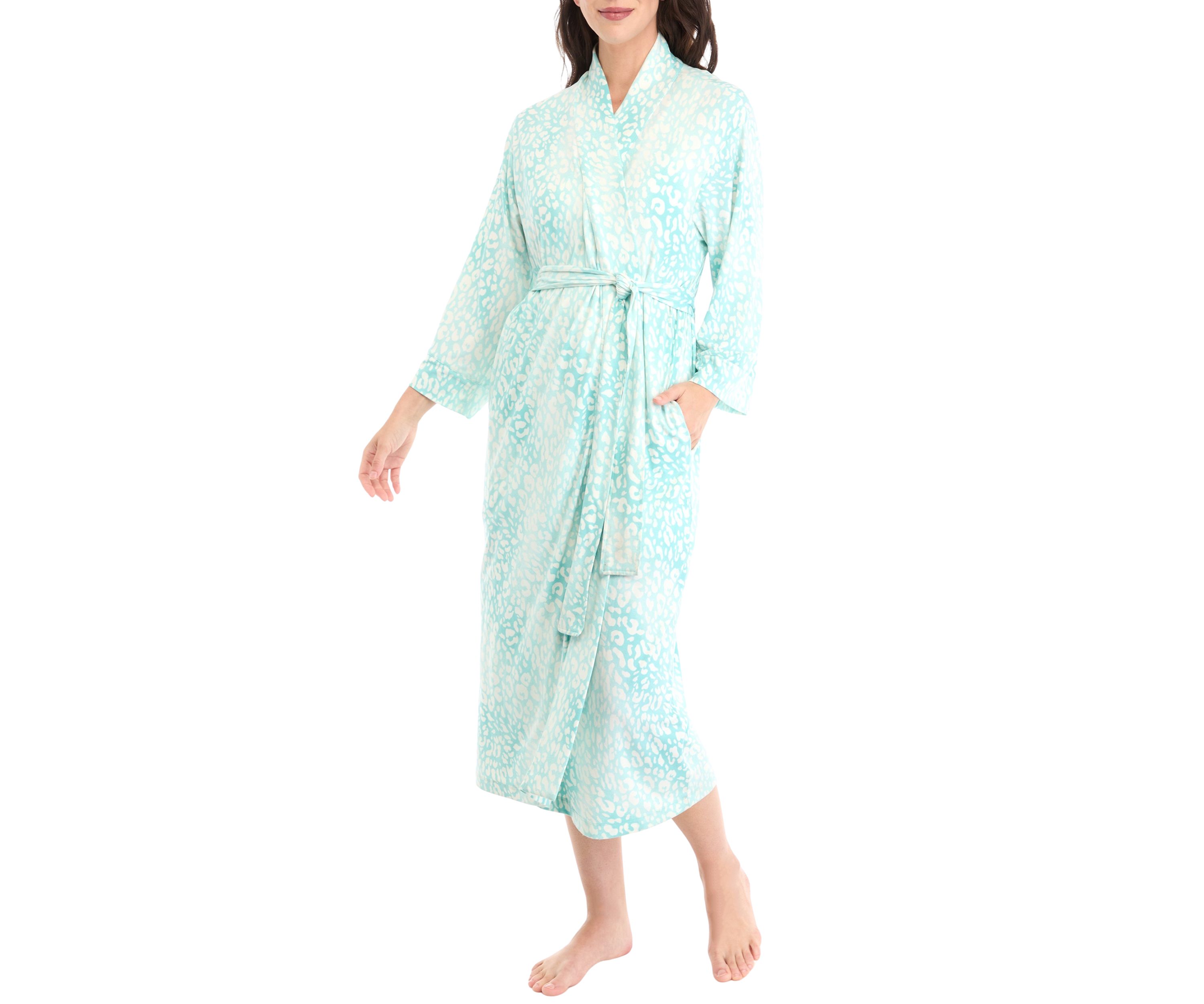 Cozy Knit Printed Robe