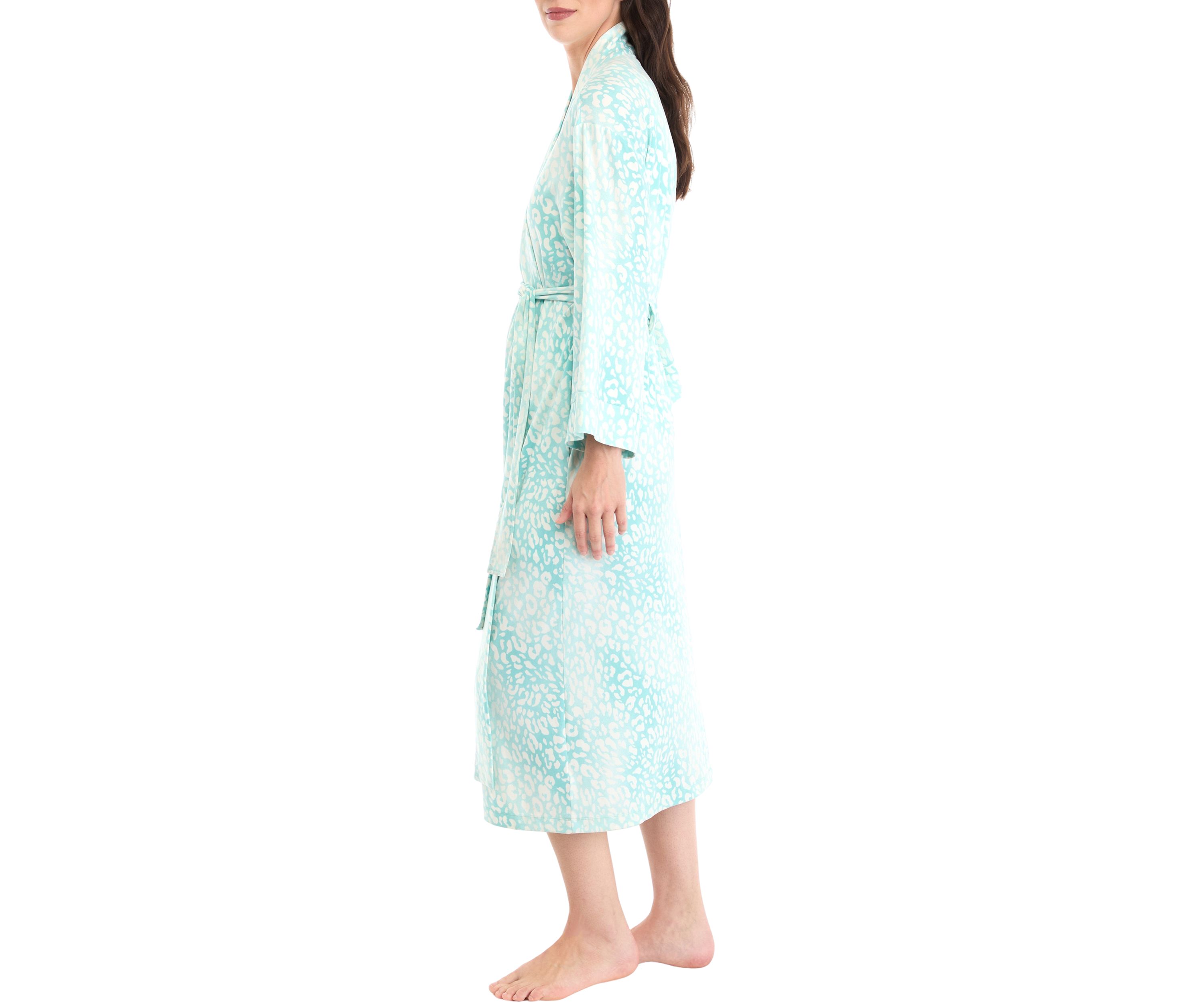 Cozy Knit Printed Robe
