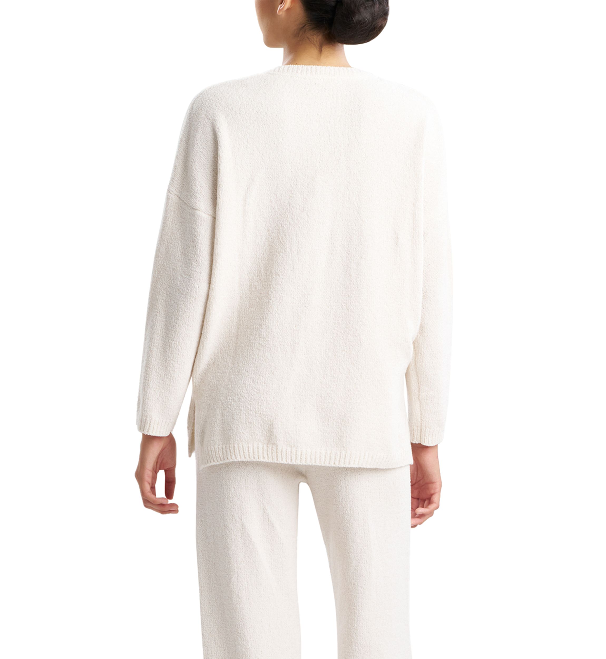 Womens Aura Heather V Neck Top
