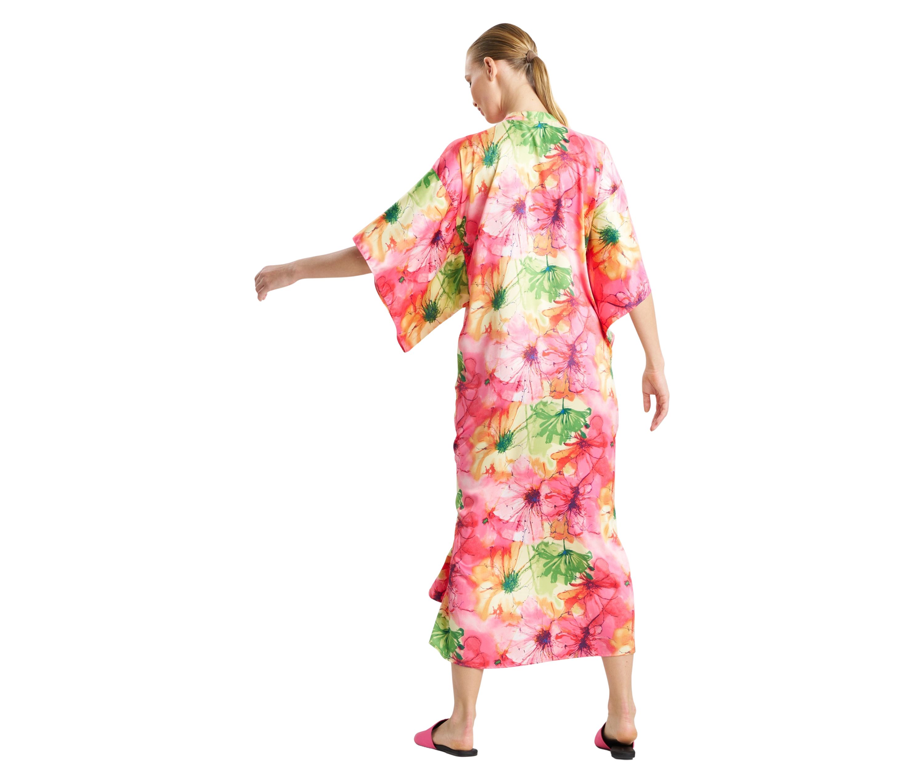 Womens Radiance Satin Caftan