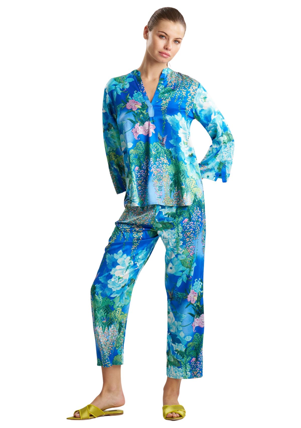 Wisteria Garden Pajama Set 