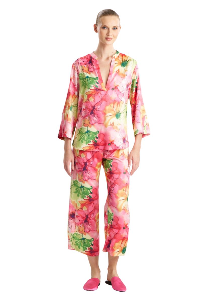 Womens Radiance Satin Pajama Set