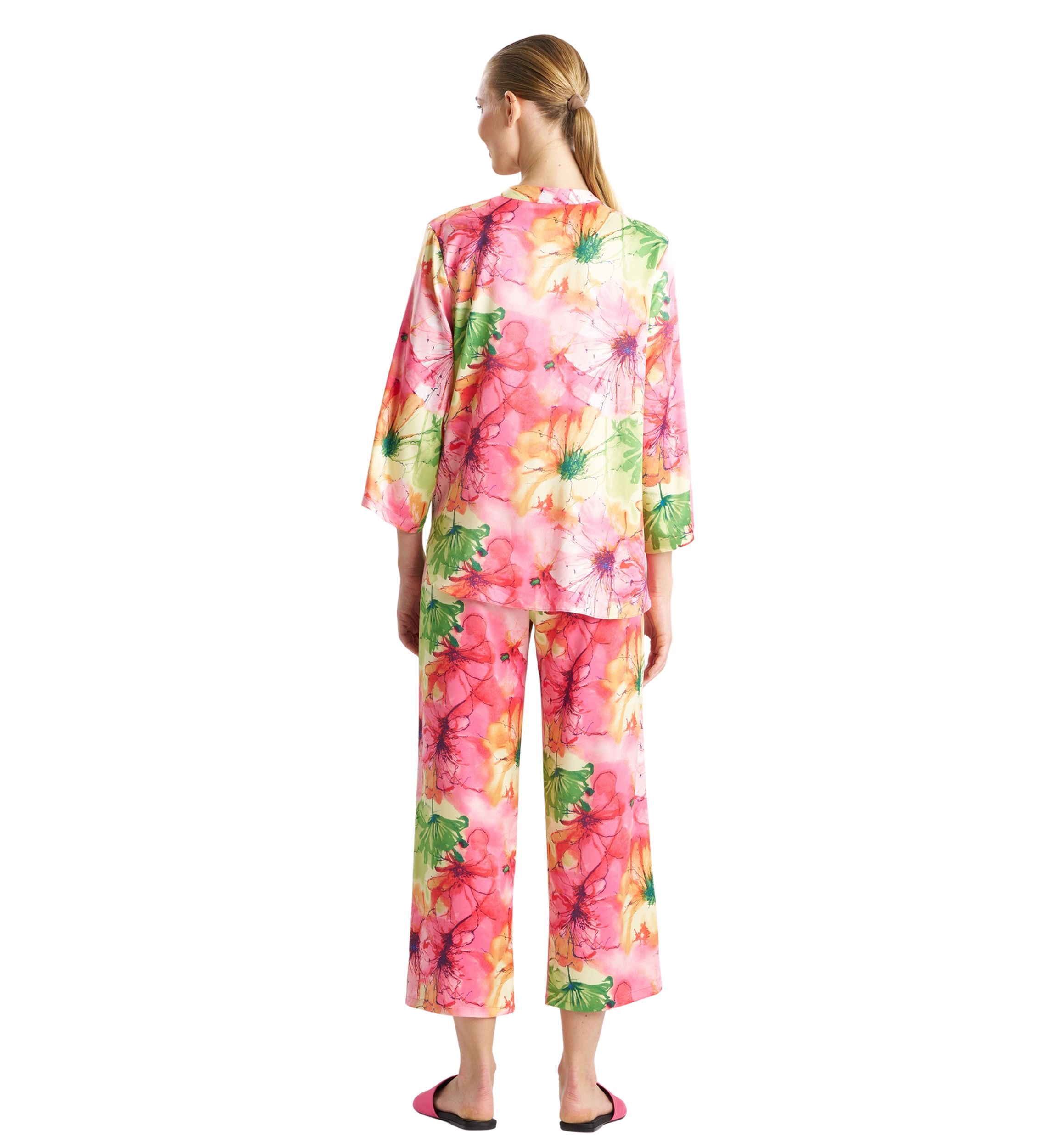 Womens Radiance Satin Pajama Set