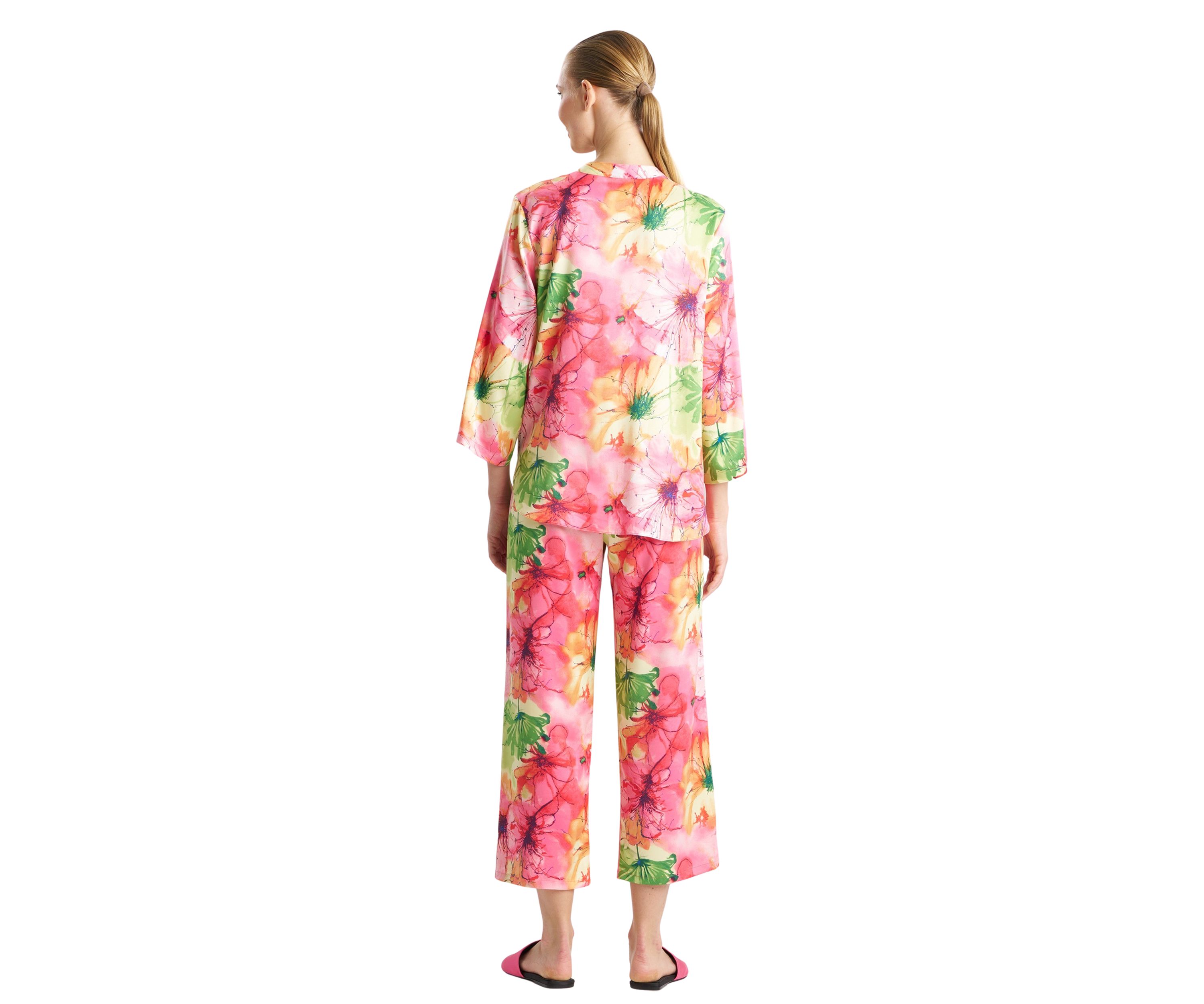 Womens Radiance Satin Pajama Set