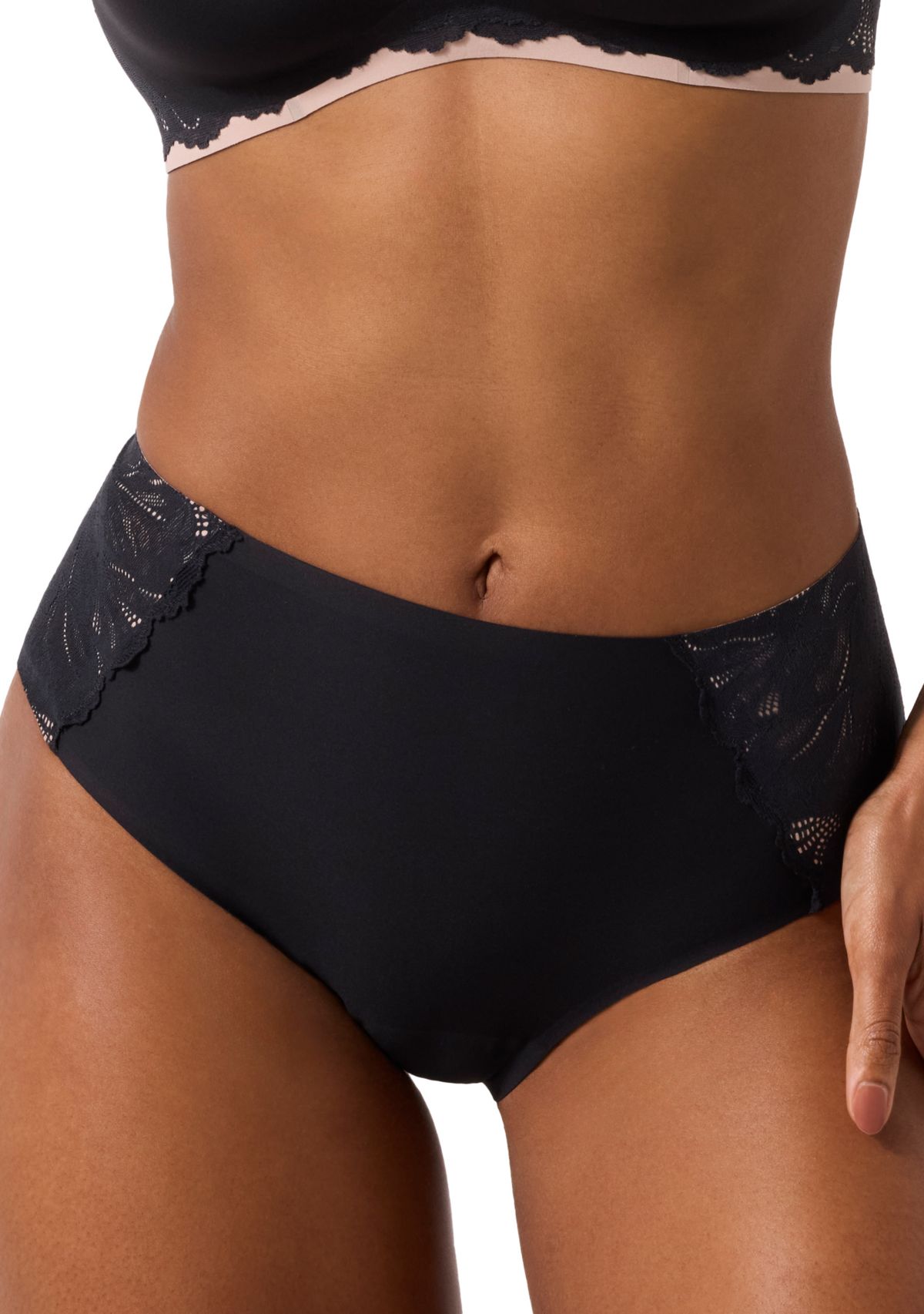 High Waisted Retro Lace Bikini