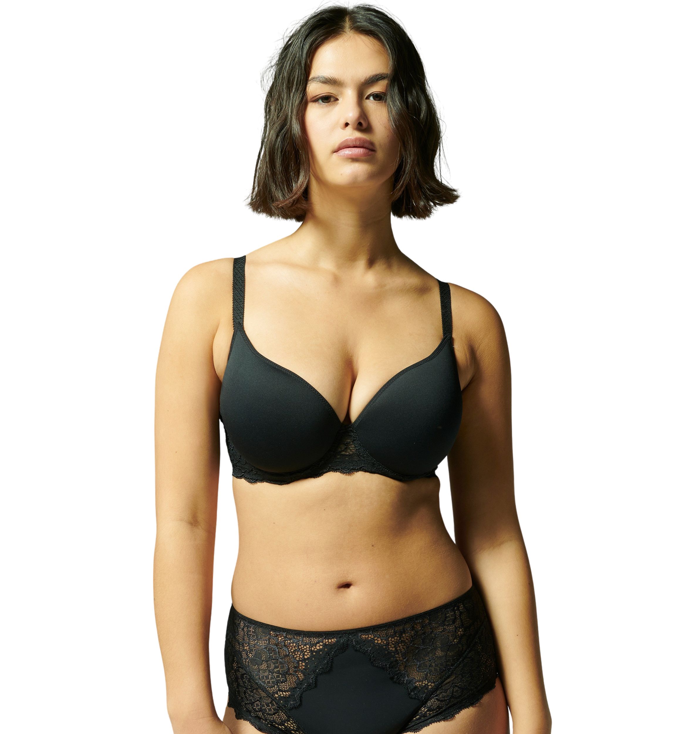 Caresse 3D Plunge Spacer Underwire Bra