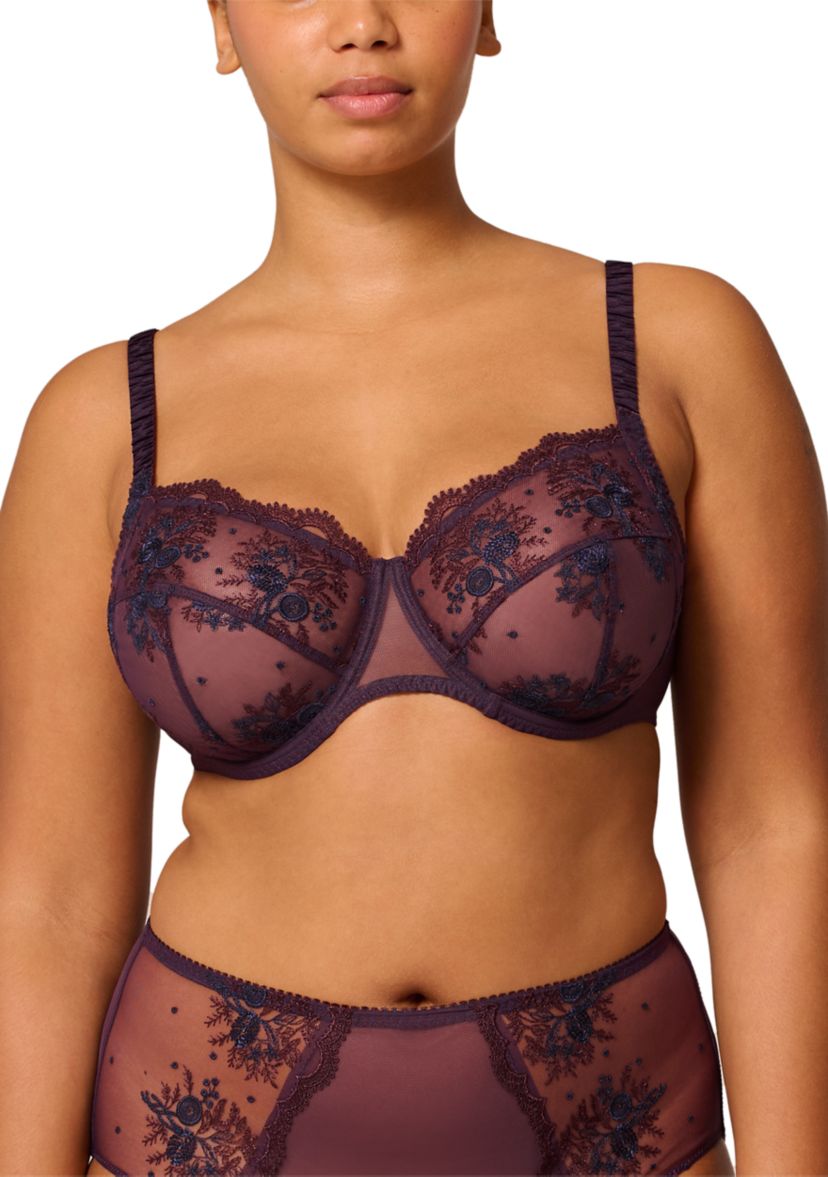 Intrigue Fig Full Cup Bra