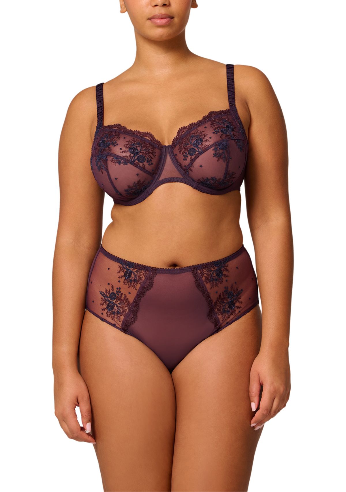 Intrigue Fig Full Cup Bra