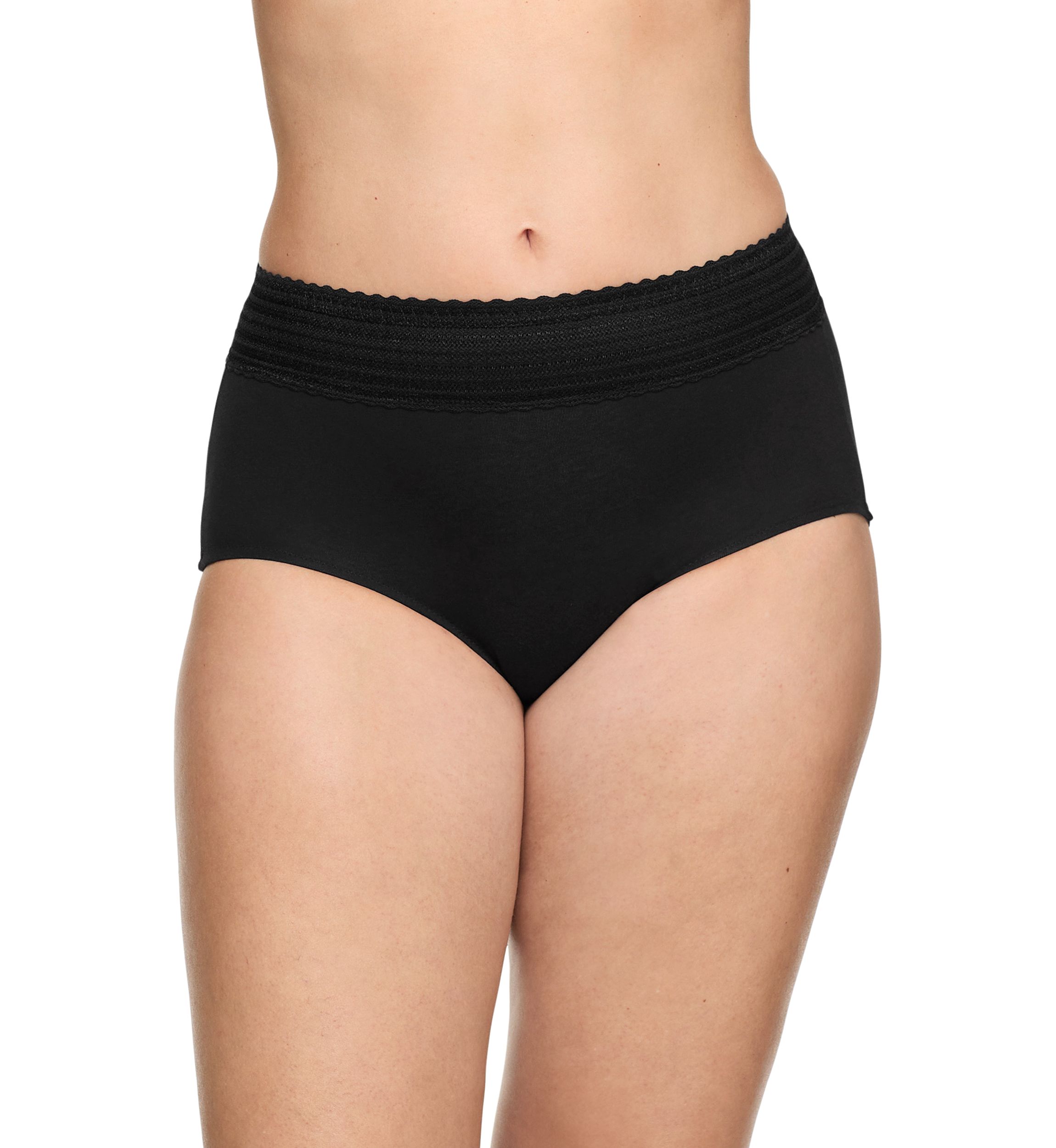 No Pinching, No Problems® Cotton Lace Briefs - 3 Pack