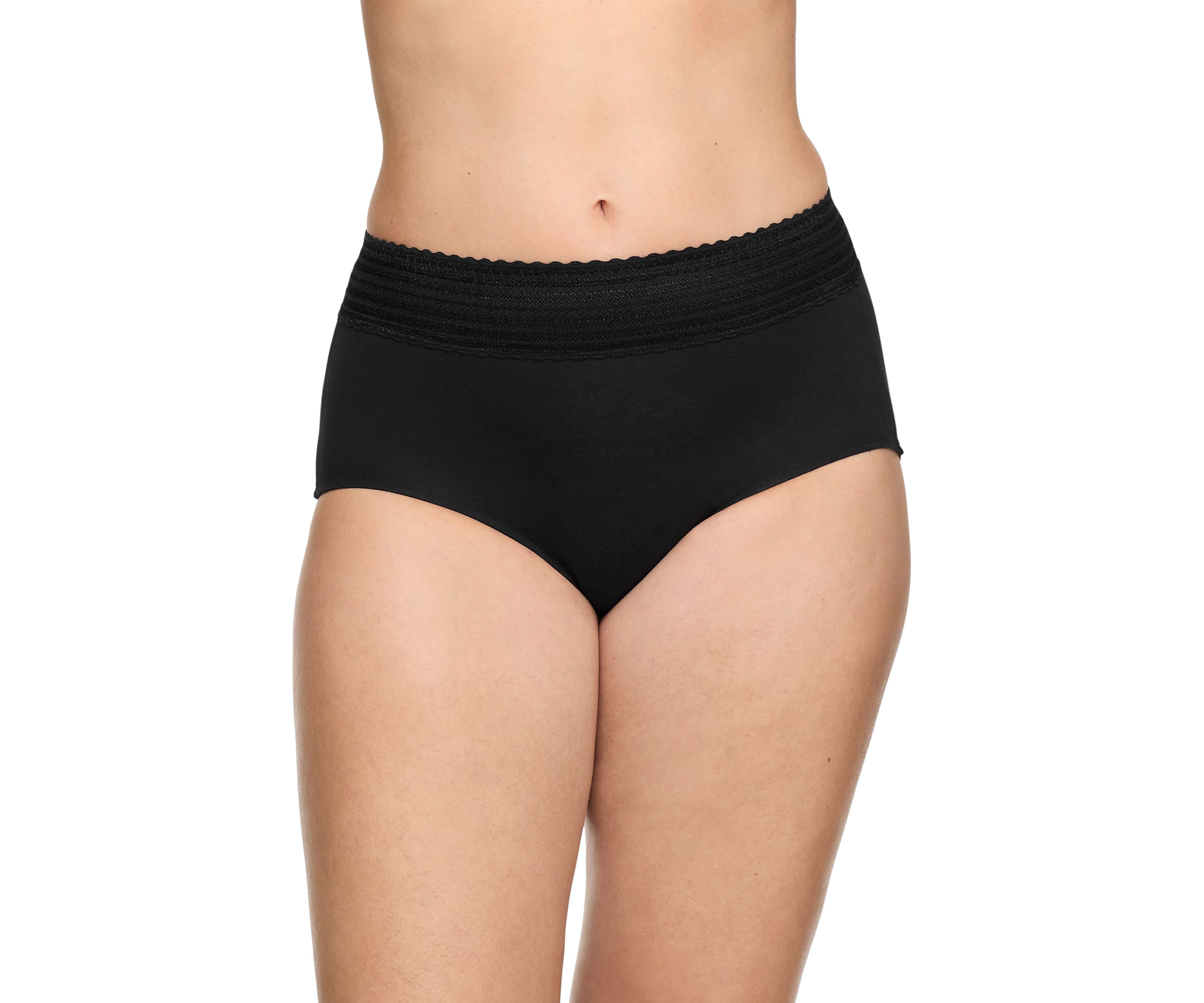 No Pinching, No Problems® Cotton Lace Briefs - 3 Pack
