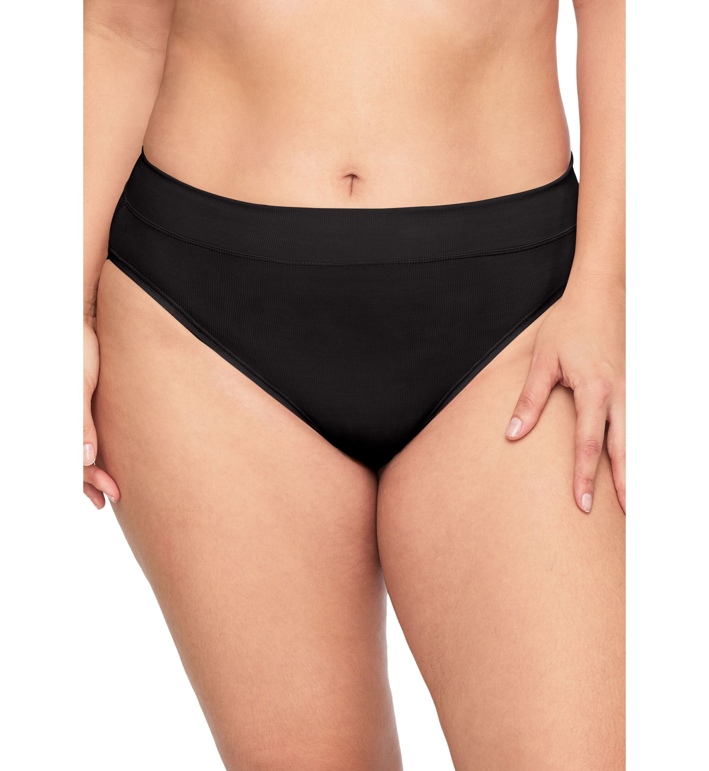 Womens No Pinching, No Problem Dig-Free High Waist Hi-Cut Panty
