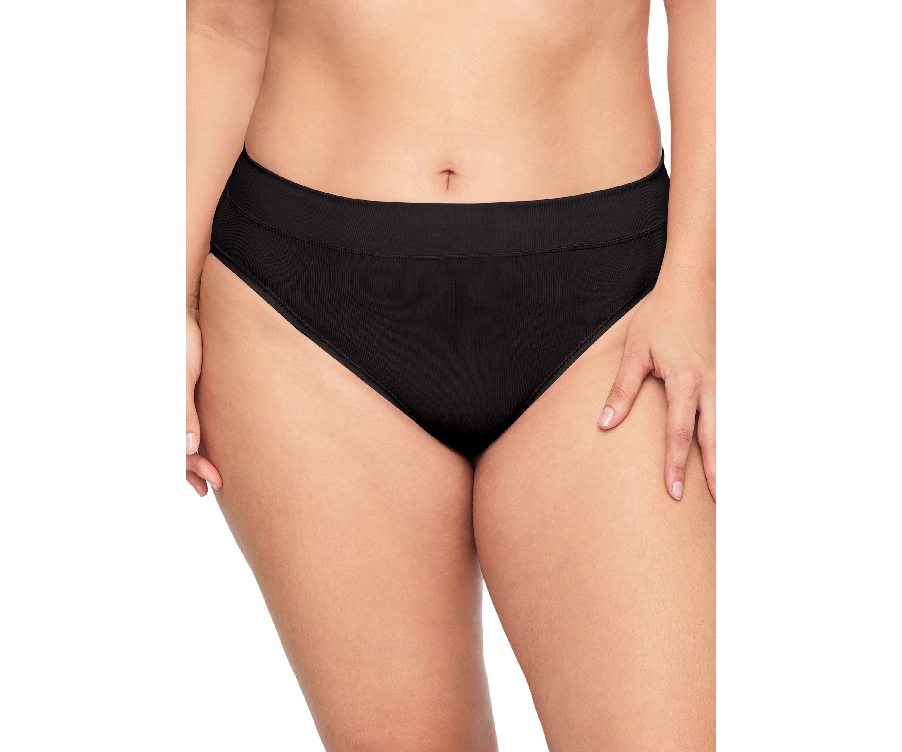 Womens No Pinching, No Problem Dig-Free High Waist Hi-Cut Panty
