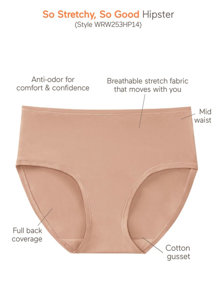Womens So Stretchy, So Good Hipster Panty 