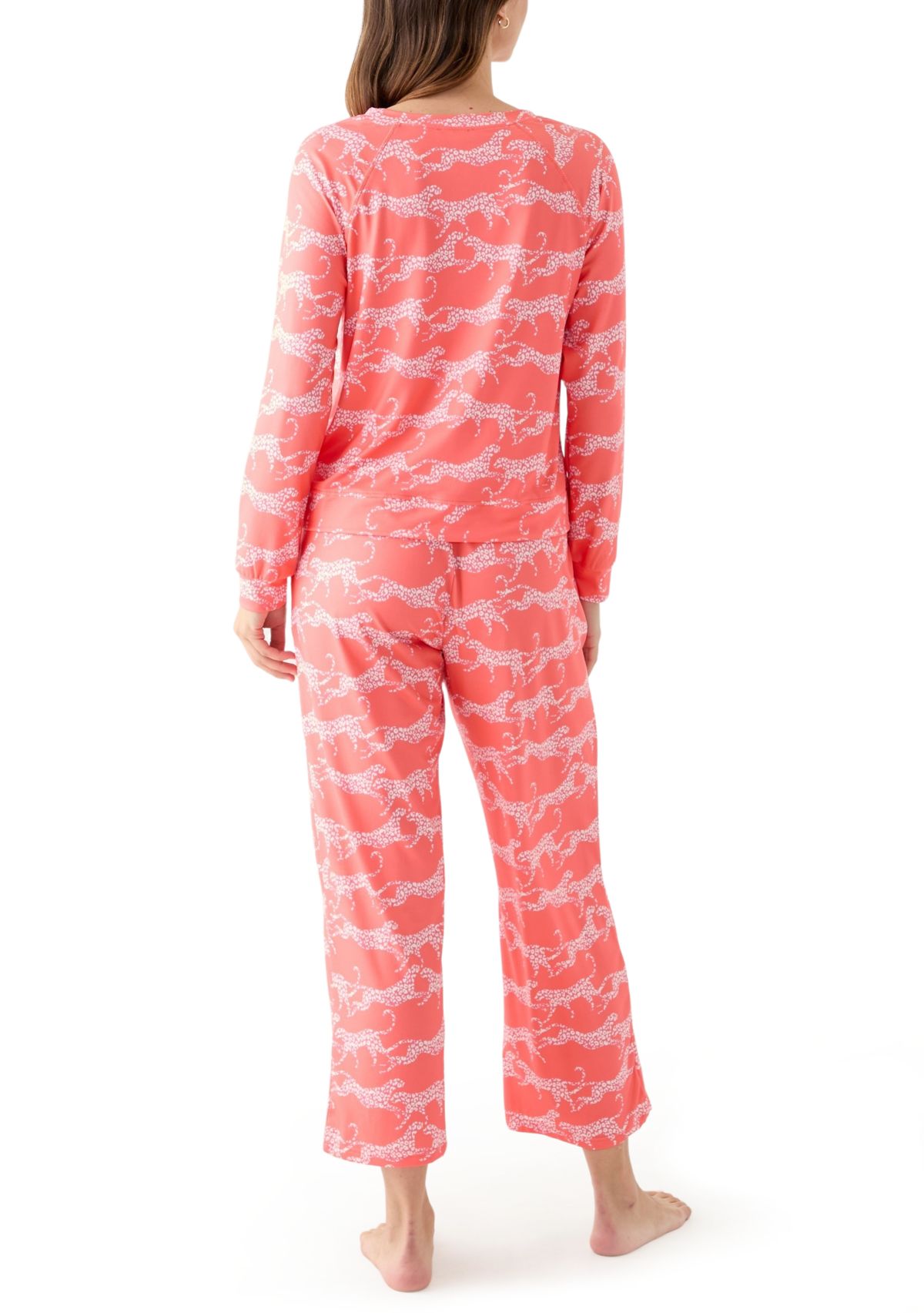 Womens Annie Long Sleeve Shirt and Pants Pajama Set