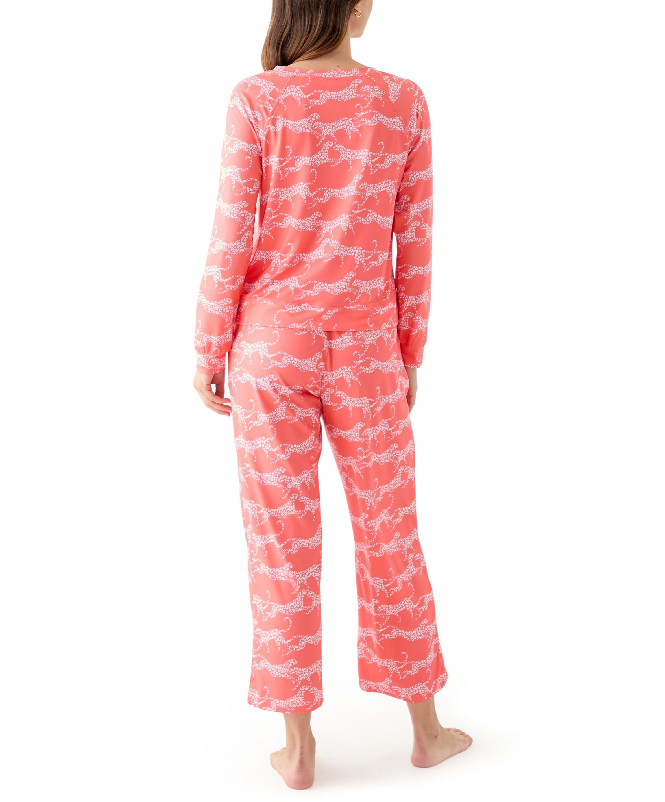 Womens Annie Long Sleeve Shirt and Pants Pajama Set