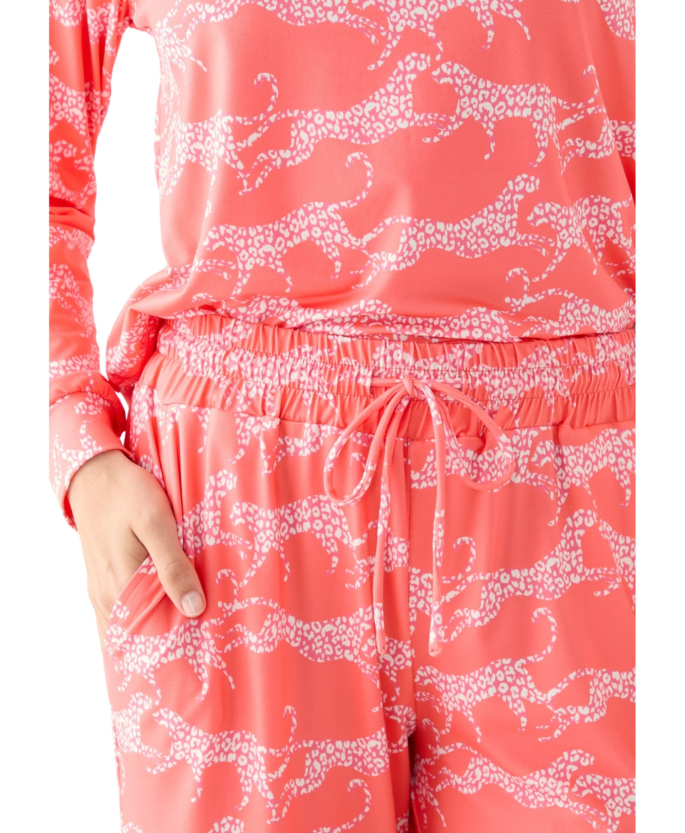 Womens Annie Long Sleeve Shirt and Pants Pajama Set