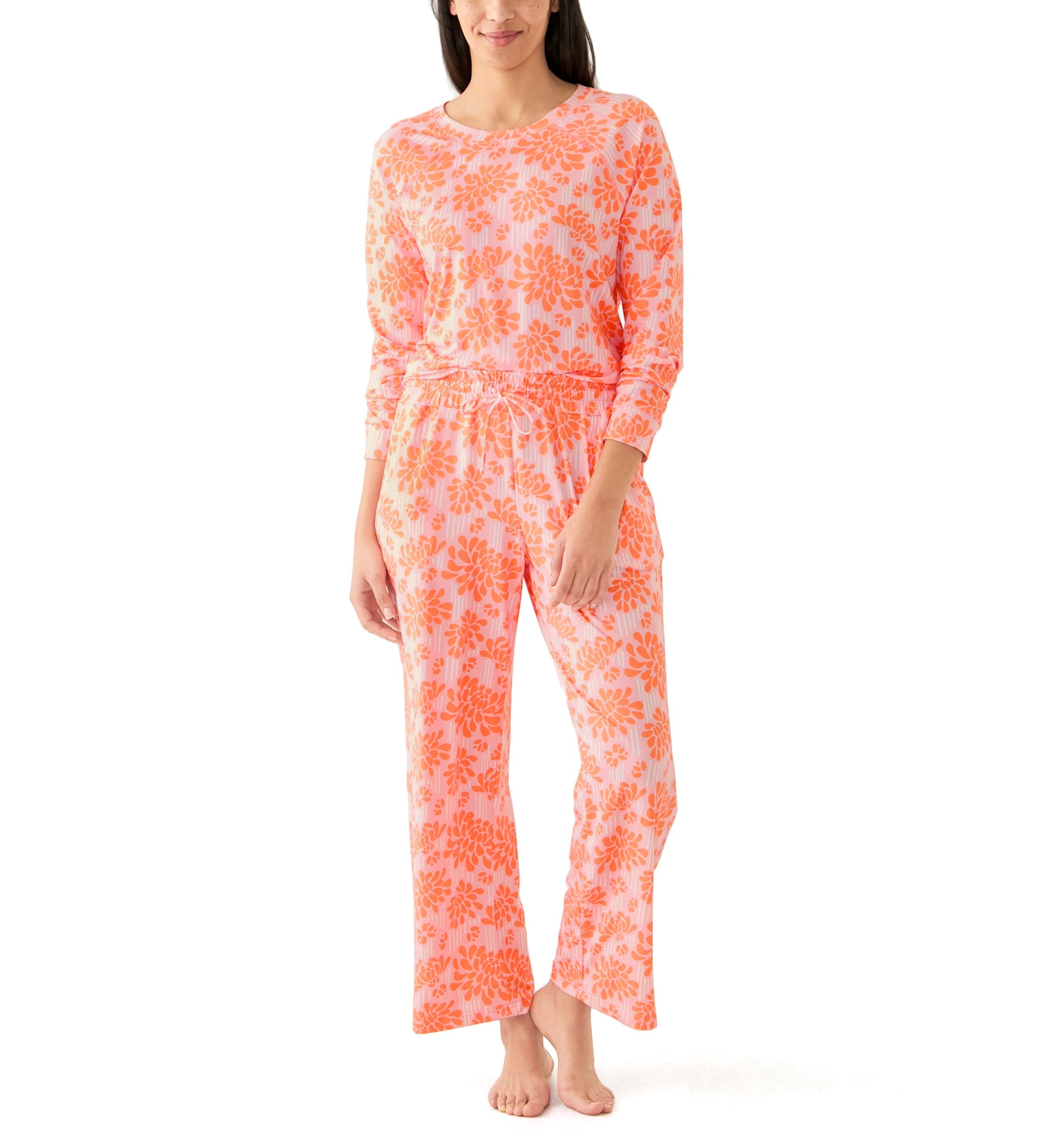 Annie Long Printed Pajama Set