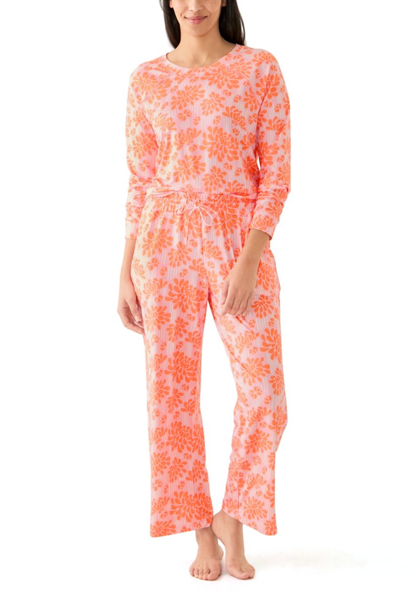 Annie Long Printed Pajama Set