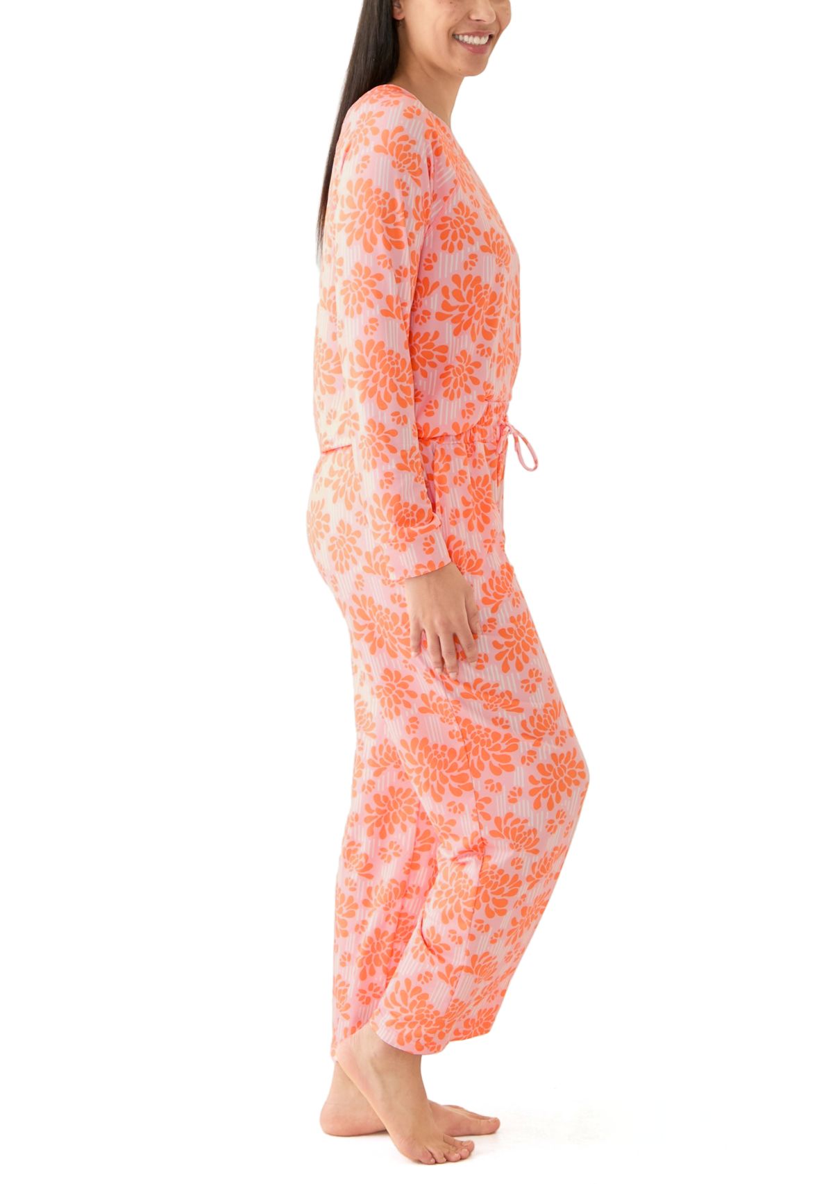 Annie Long Printed Pajama Set
