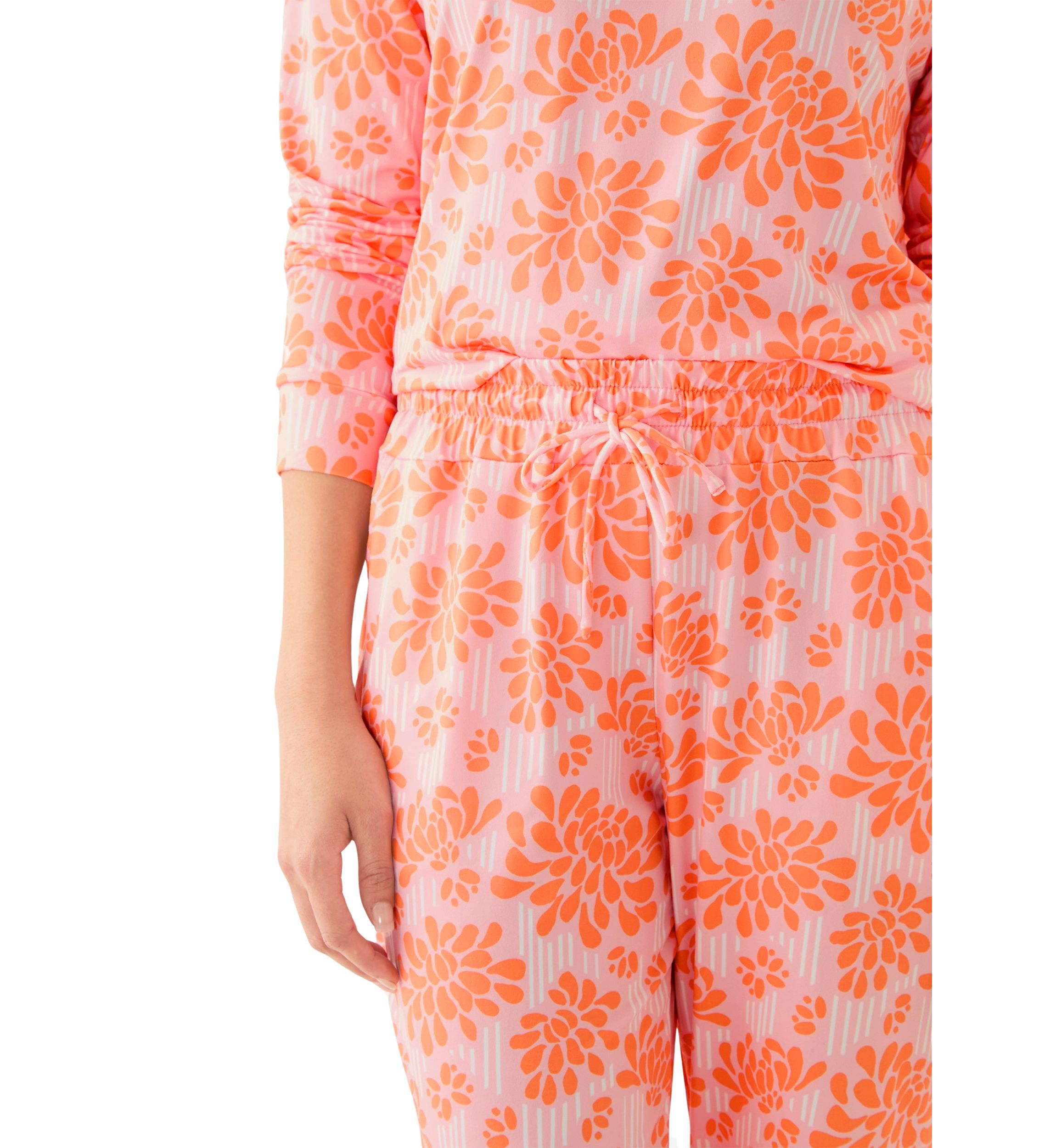 Annie Long Printed Pajama Set