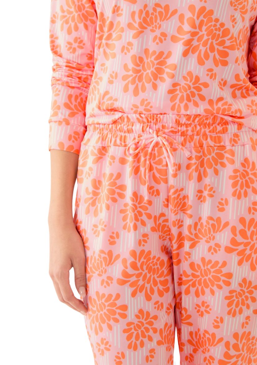 Annie Long Printed Pajama Set