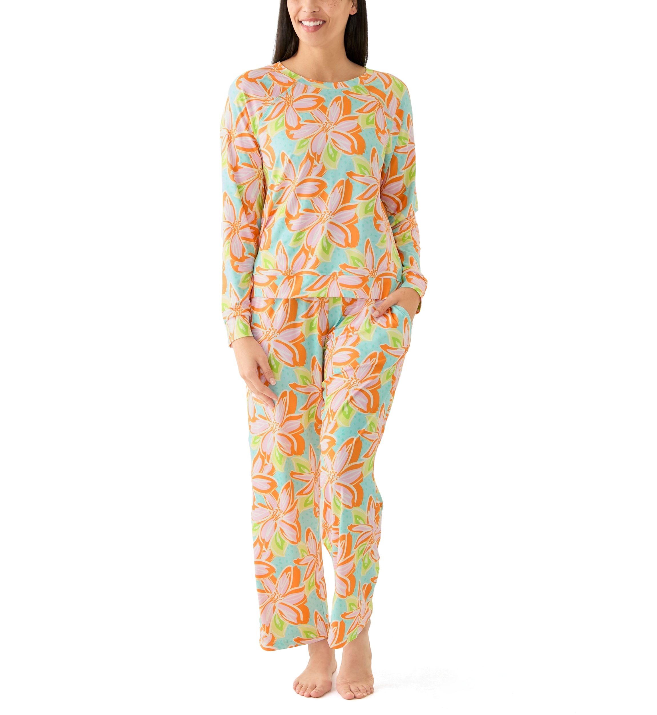 Annie Long Printed Pajama Set