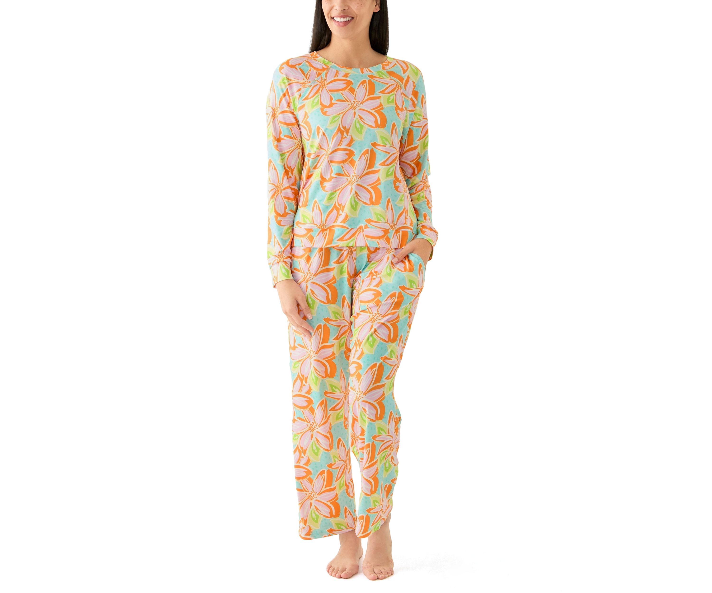 Annie Long Printed Pajama Set