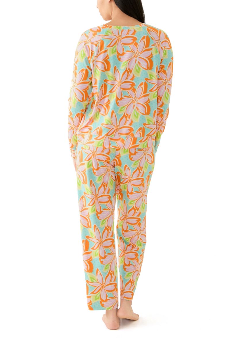 Annie Long Printed Pajama Set