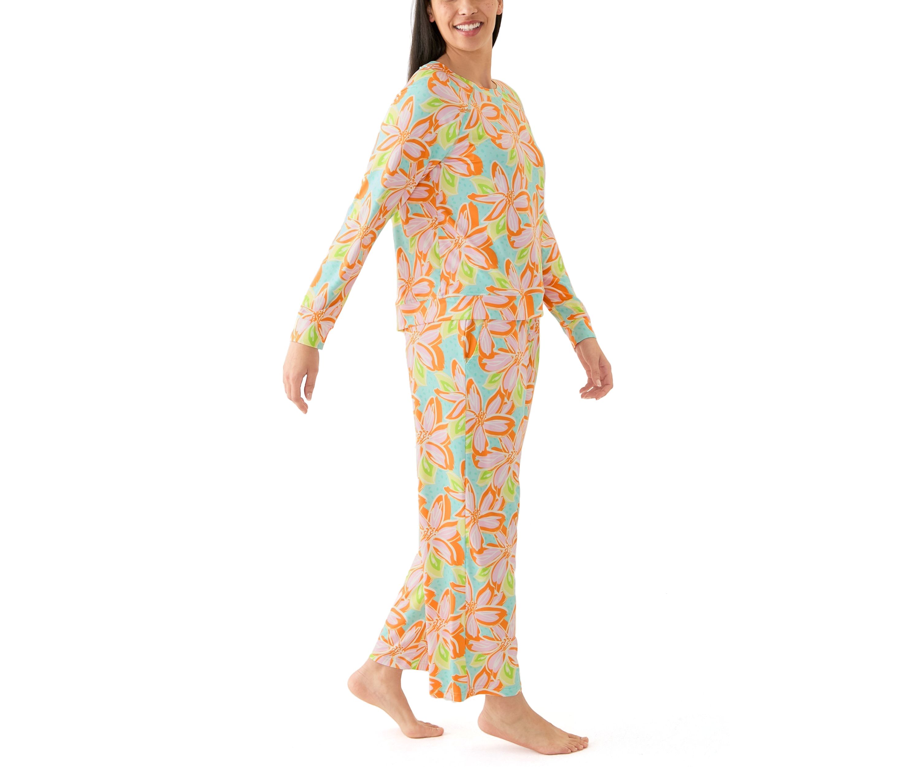 Annie Long Printed Pajama Set