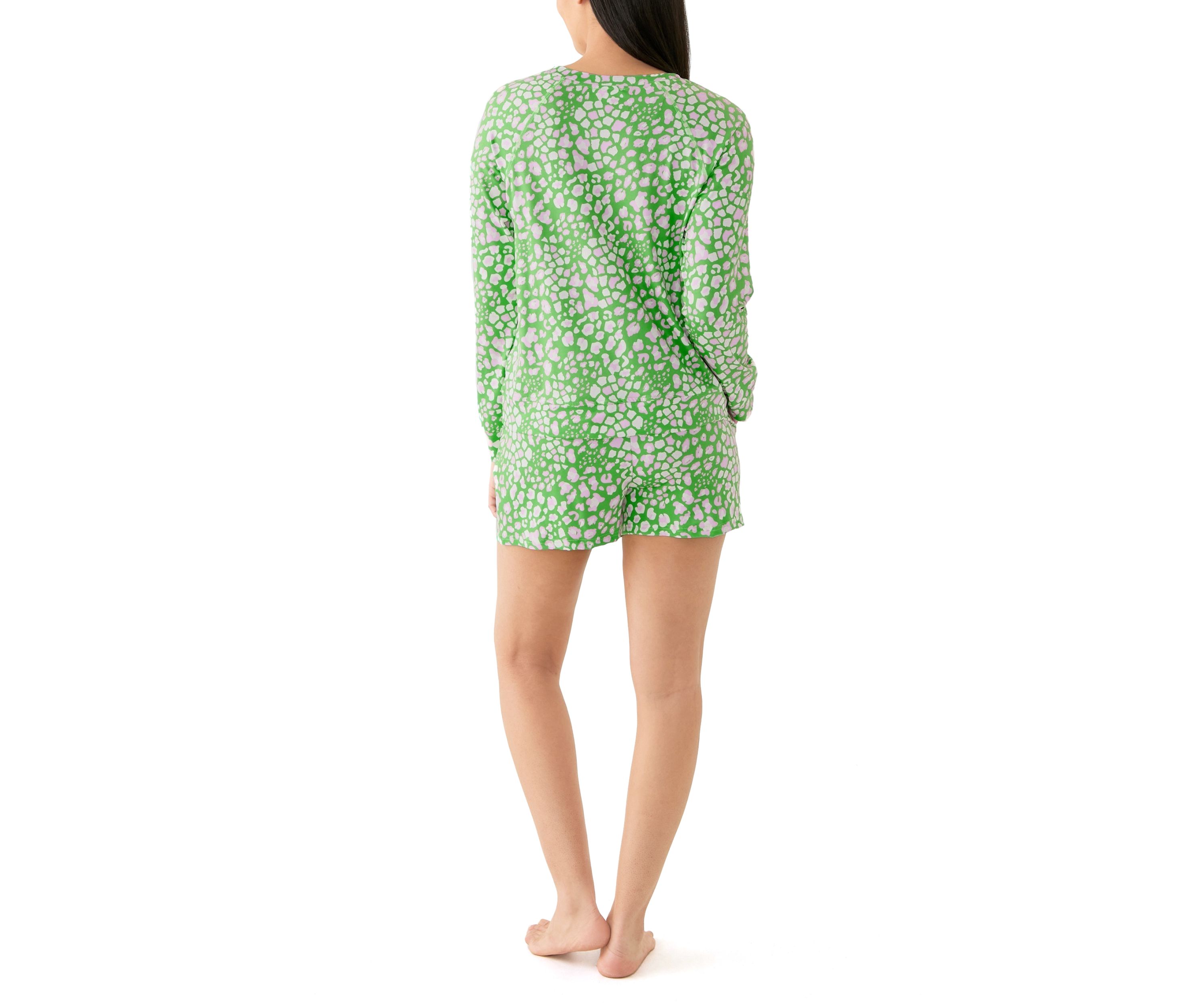 Annie Short Printed Pajama Set