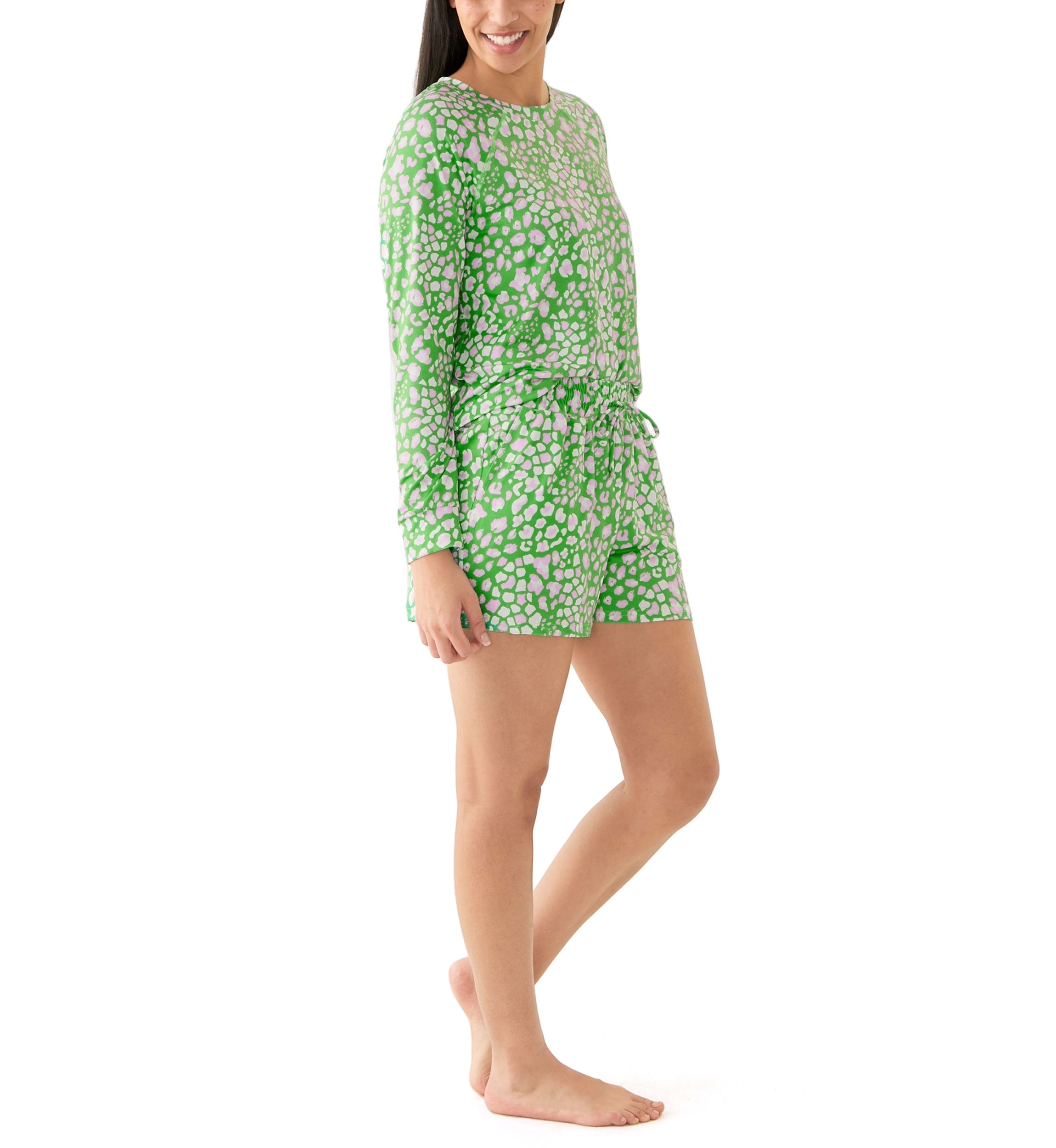 Annie Short Printed Pajama Set