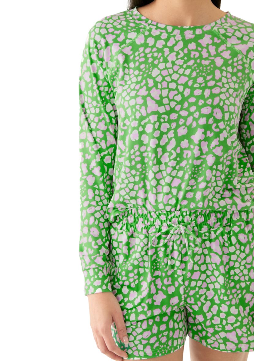Annie Short Printed Pajama Set