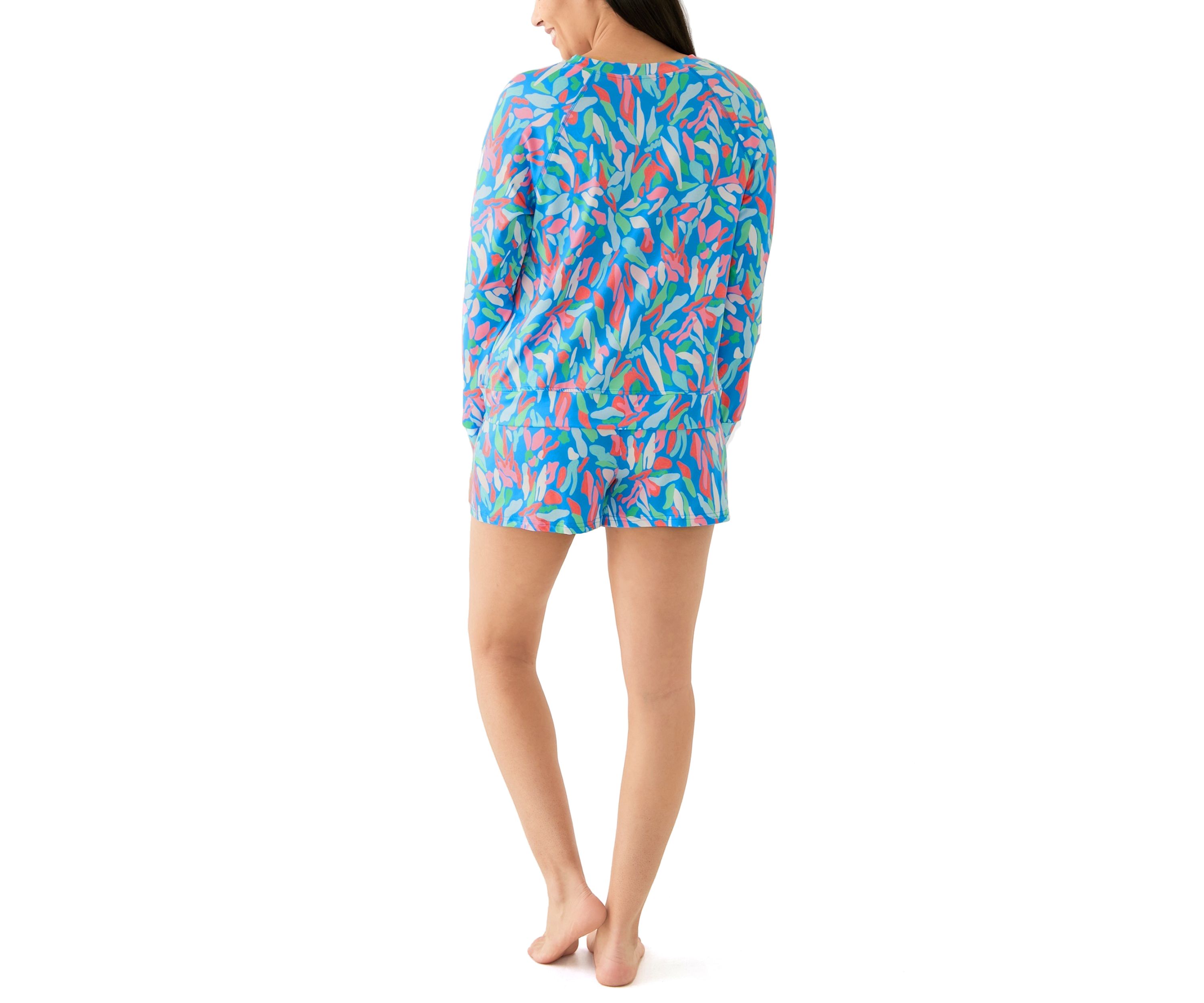 Annie Short Printed Pajama Set