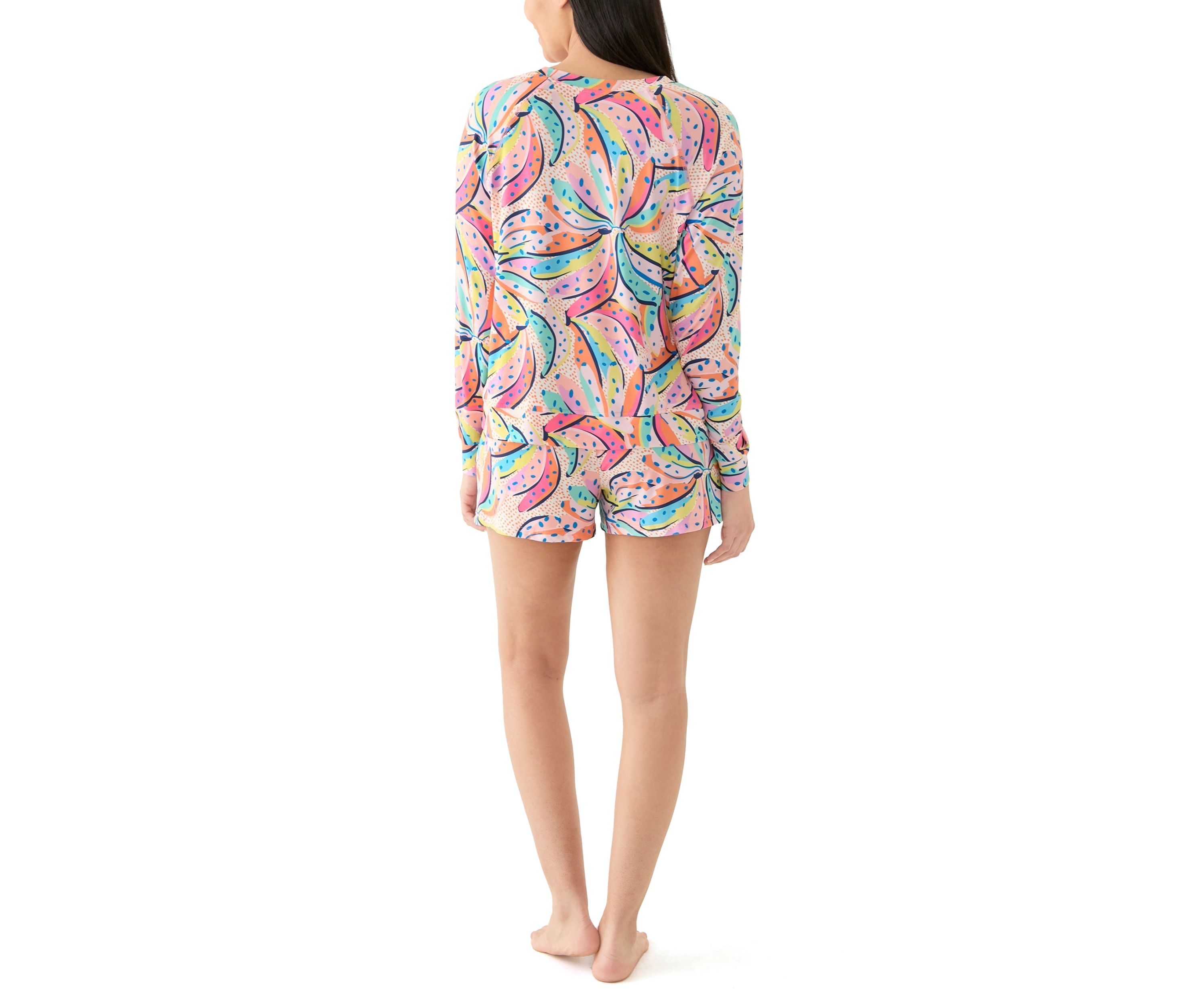 Annie Long Sleeve Short Pajama Set