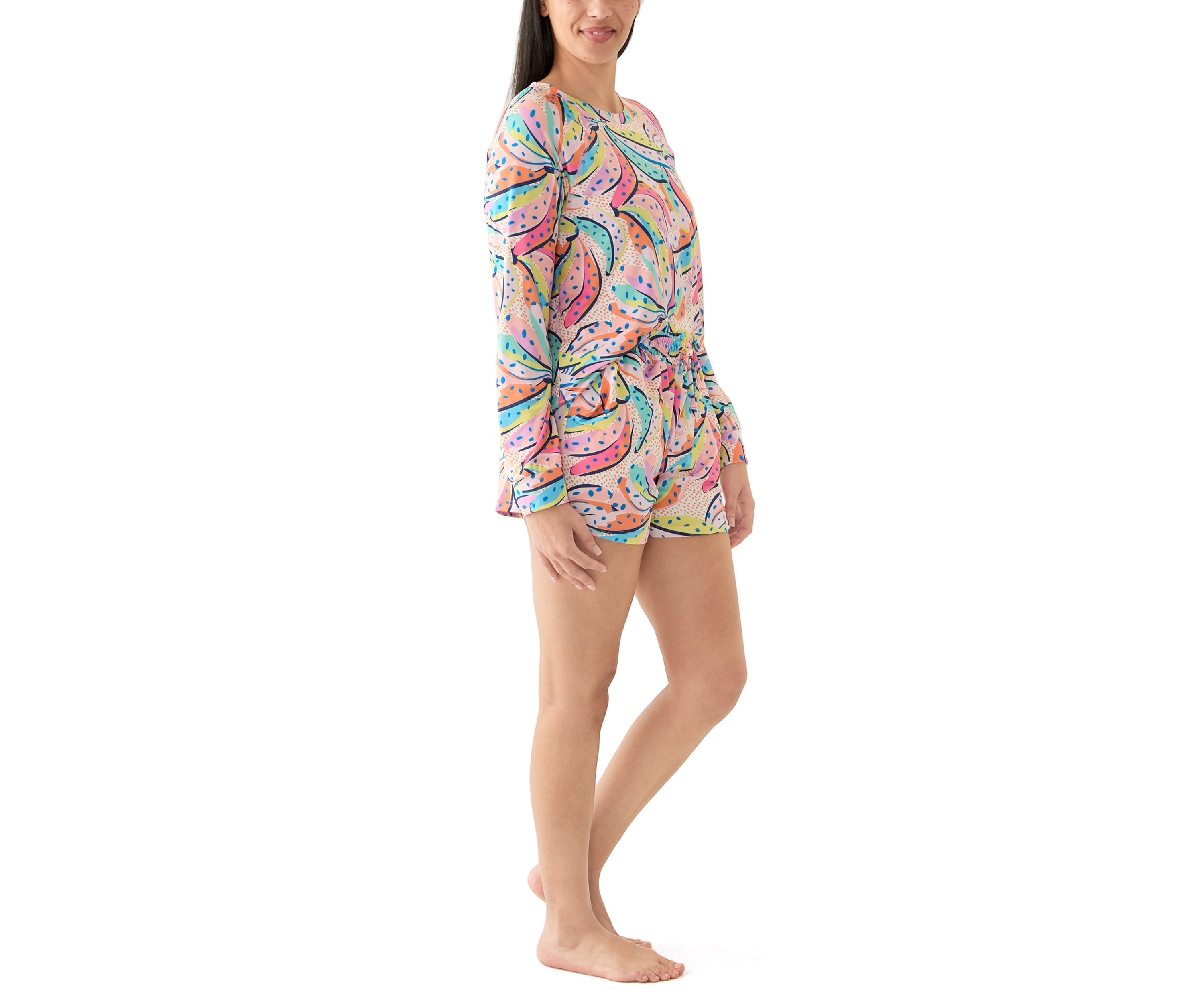 Annie Long Sleeve Short Pajama Set