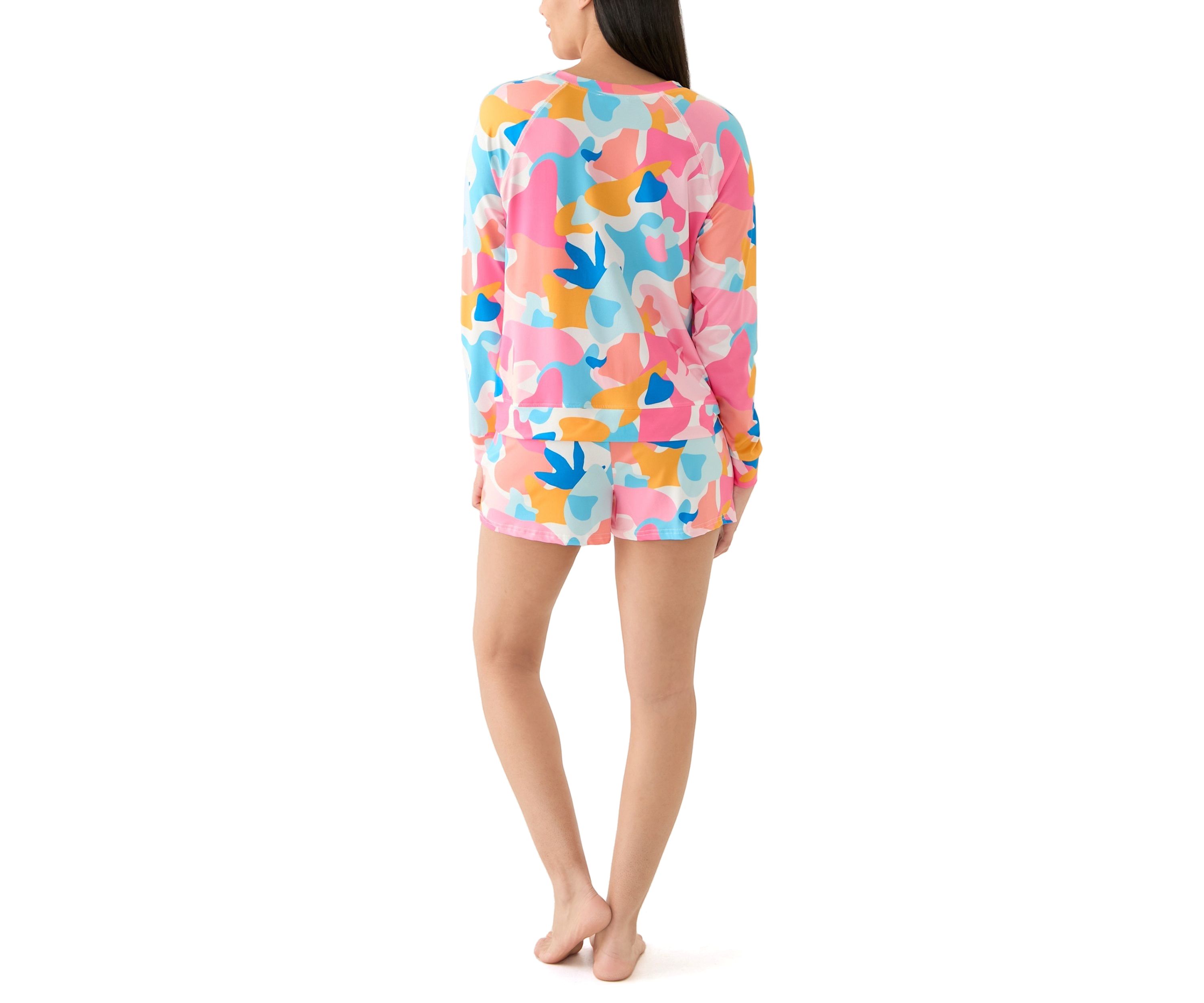 Annie Long Sleeve Short Pajama Set