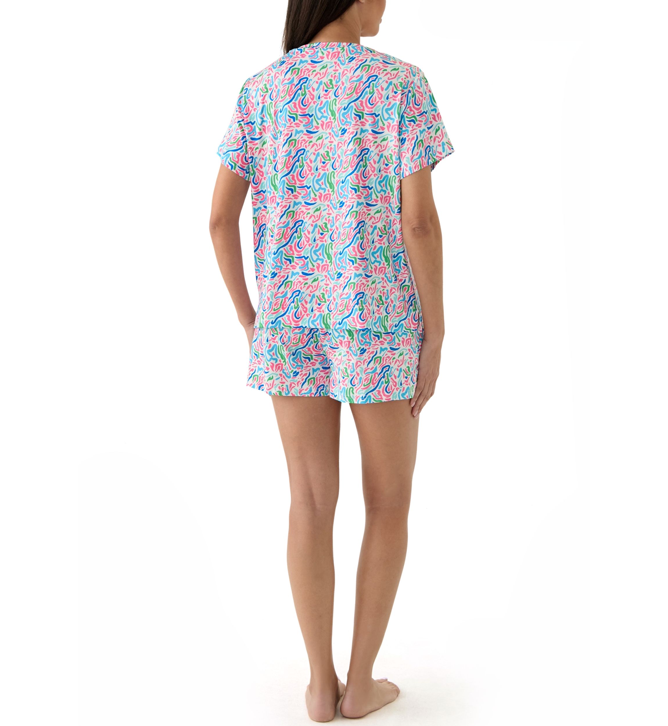 Alli Short Printed Pajama Set