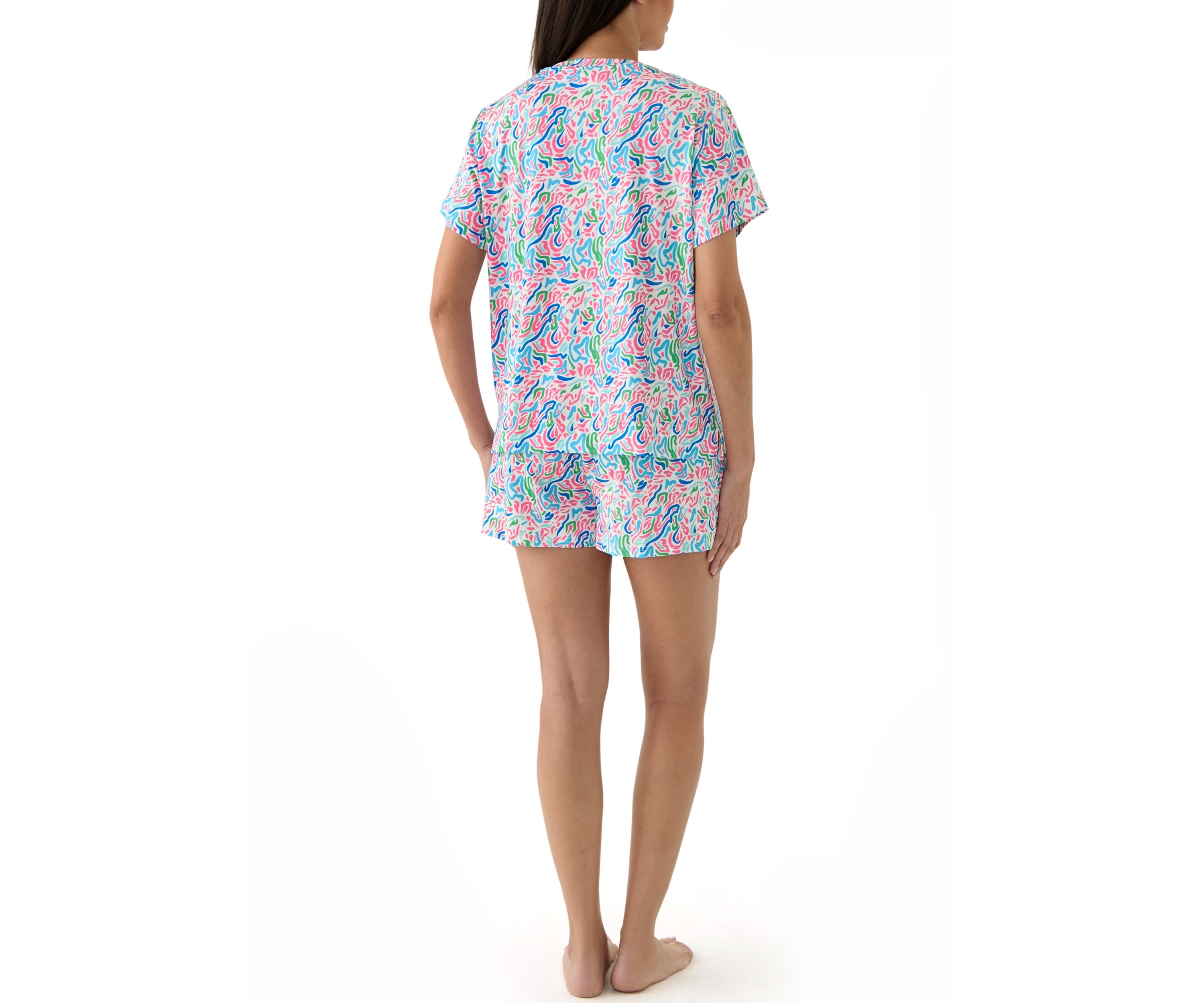 Alli Short Printed Pajama Set