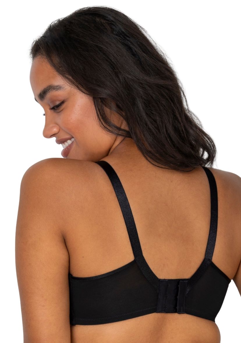 Plus Size No Show Lace Unlined Underwire Bra