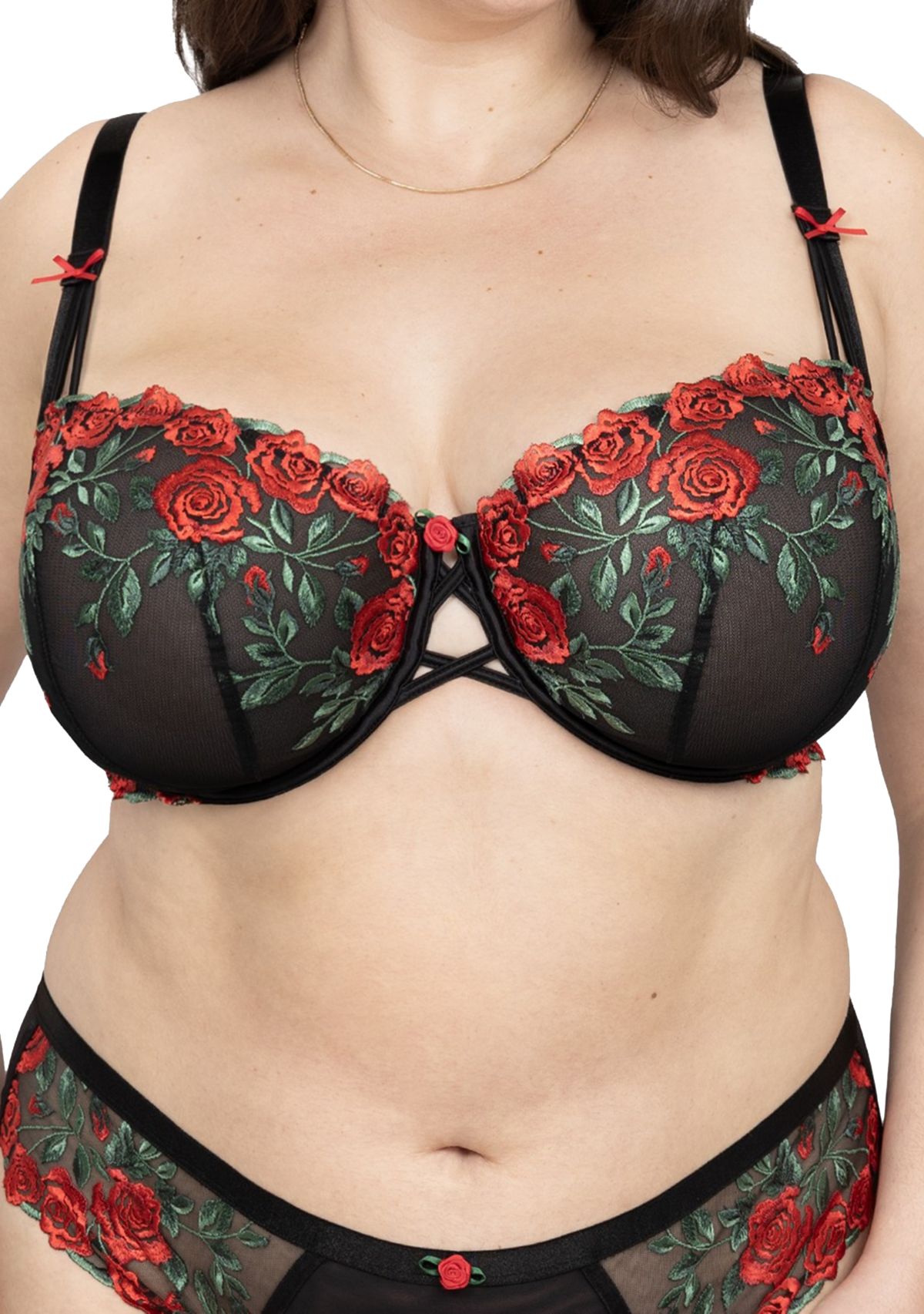 Lush Embroidery Unlined Balconette
