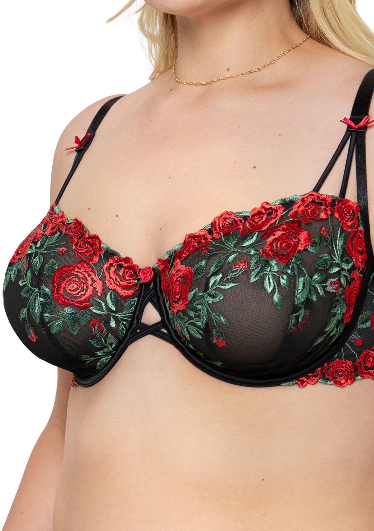 Lush Embroidery Unlined Balconette