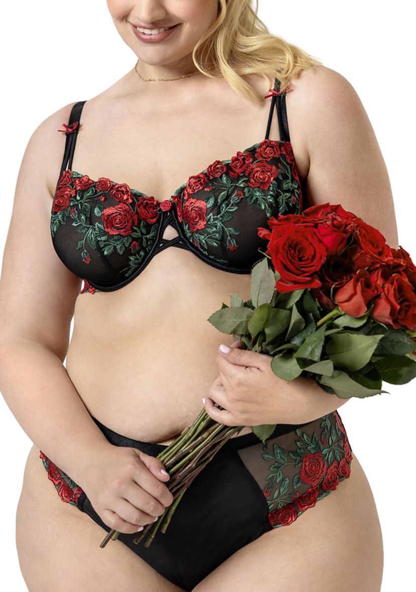 Lush Embroidery Unlined Balconette